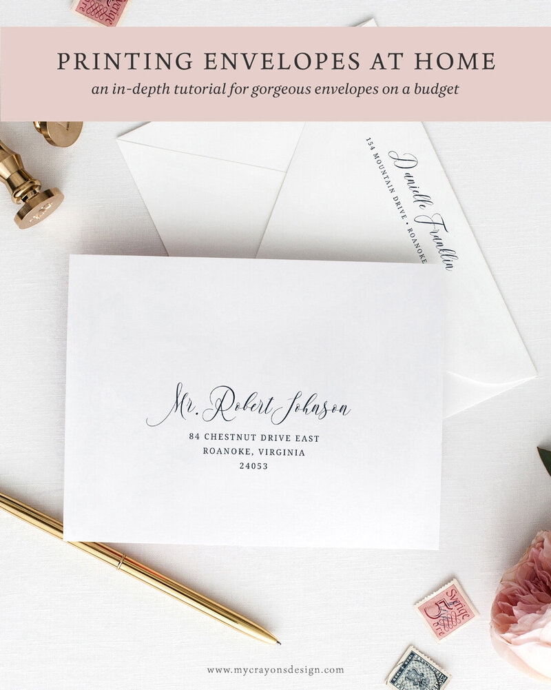 How To Print On Envelopes At Home MyCrayons Design