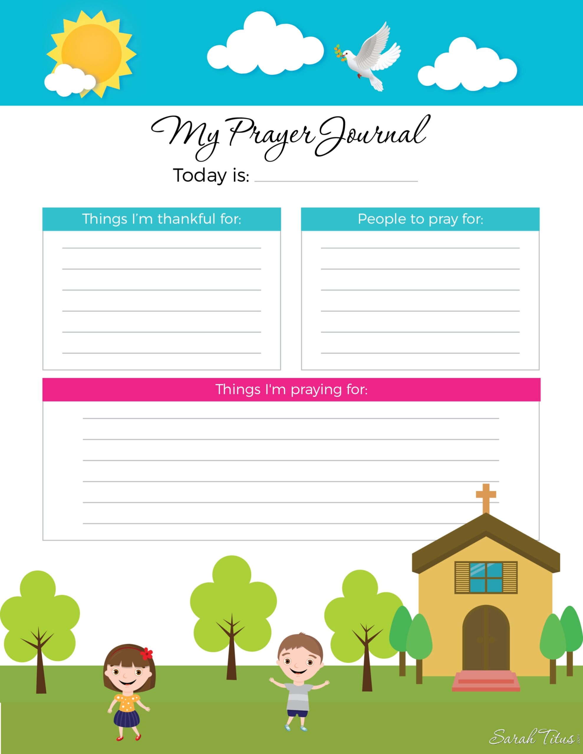 How To Start A Kid s Prayer Journal Sarah Titus How To Start A Kid s Prayer Journal Sarah Titus