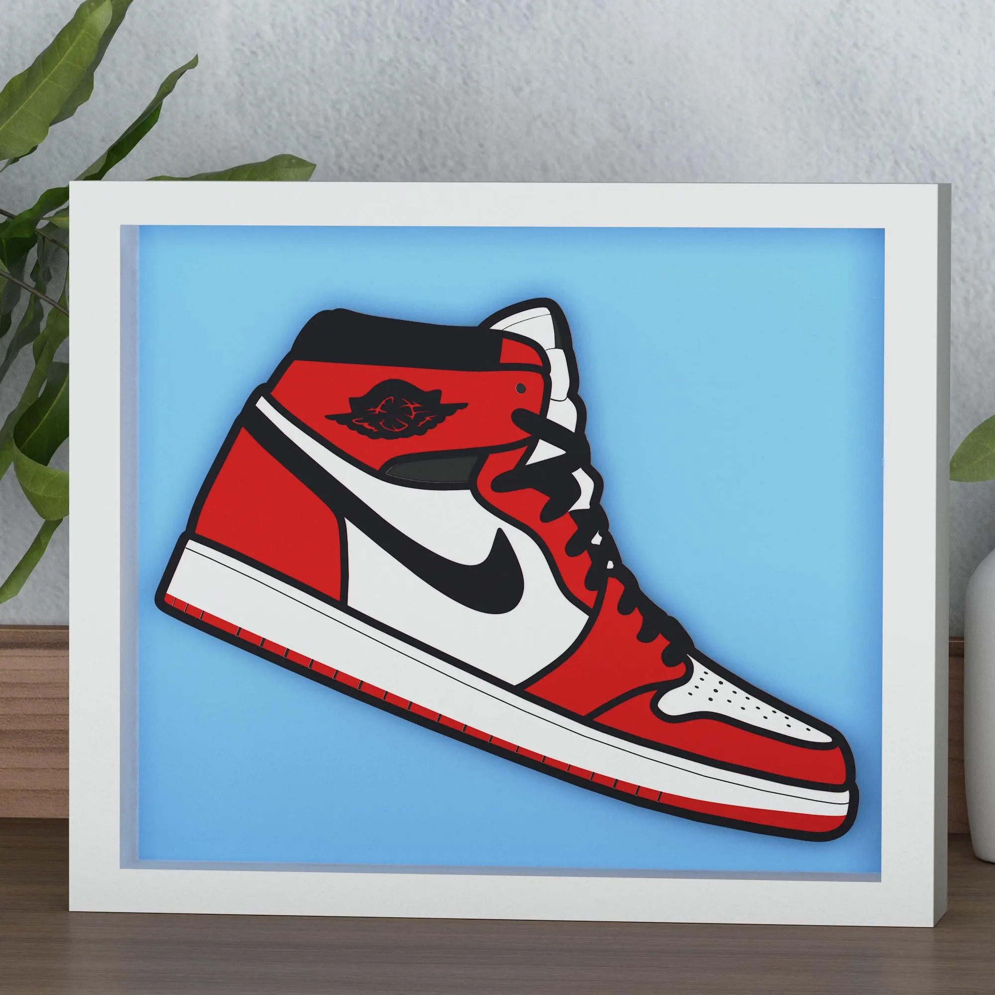 Jordan 1 Template Etsy