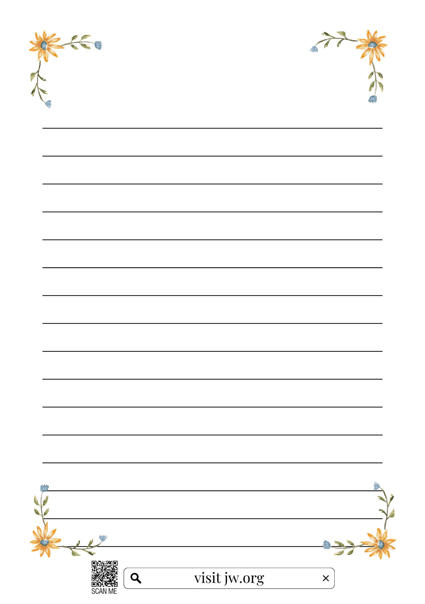 JW Letter Writing Template By Jwcleirely Raket PH