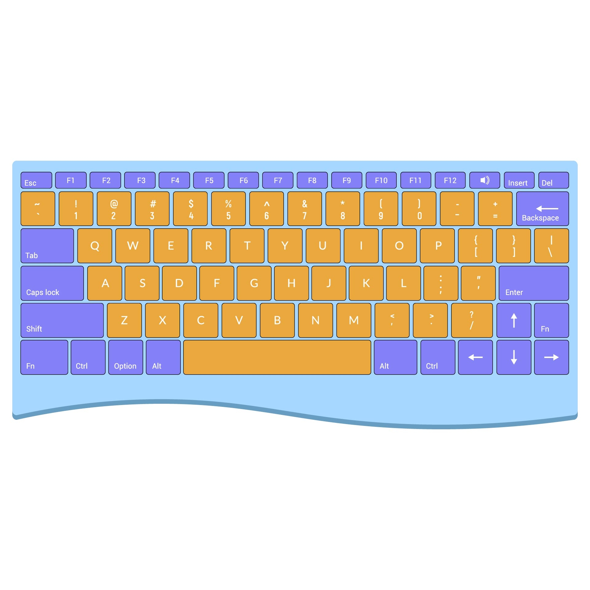 Printable Keyboard Template