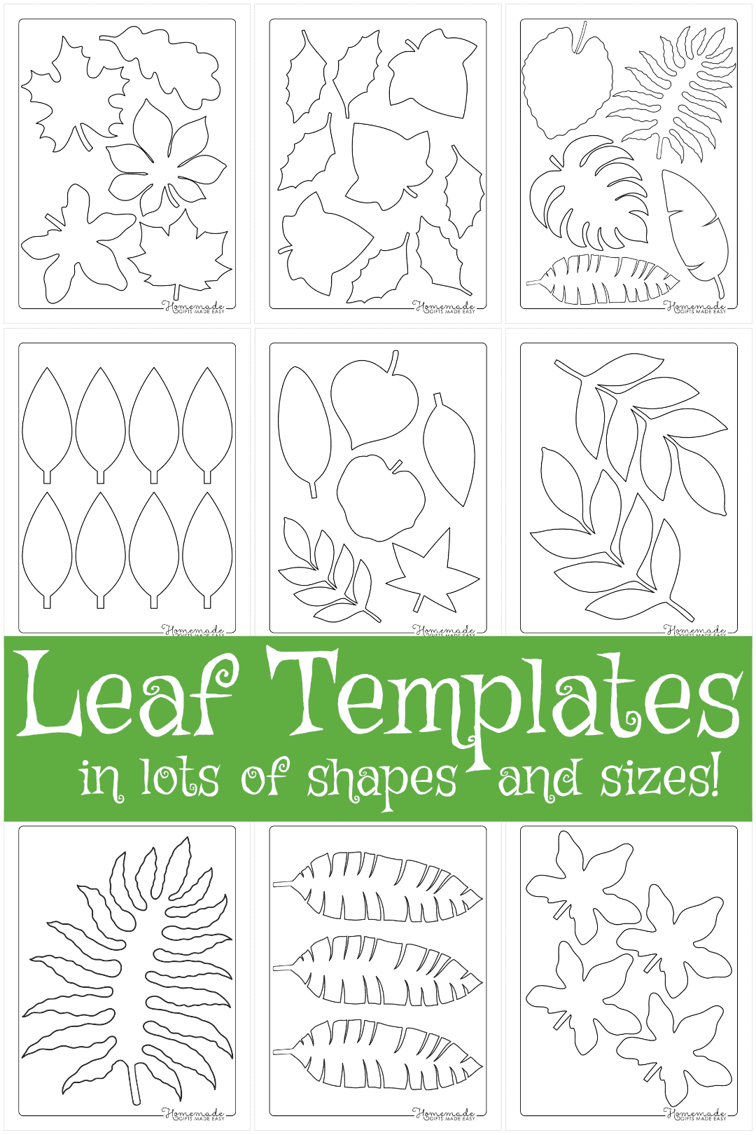 Free Printable Autumn Templates