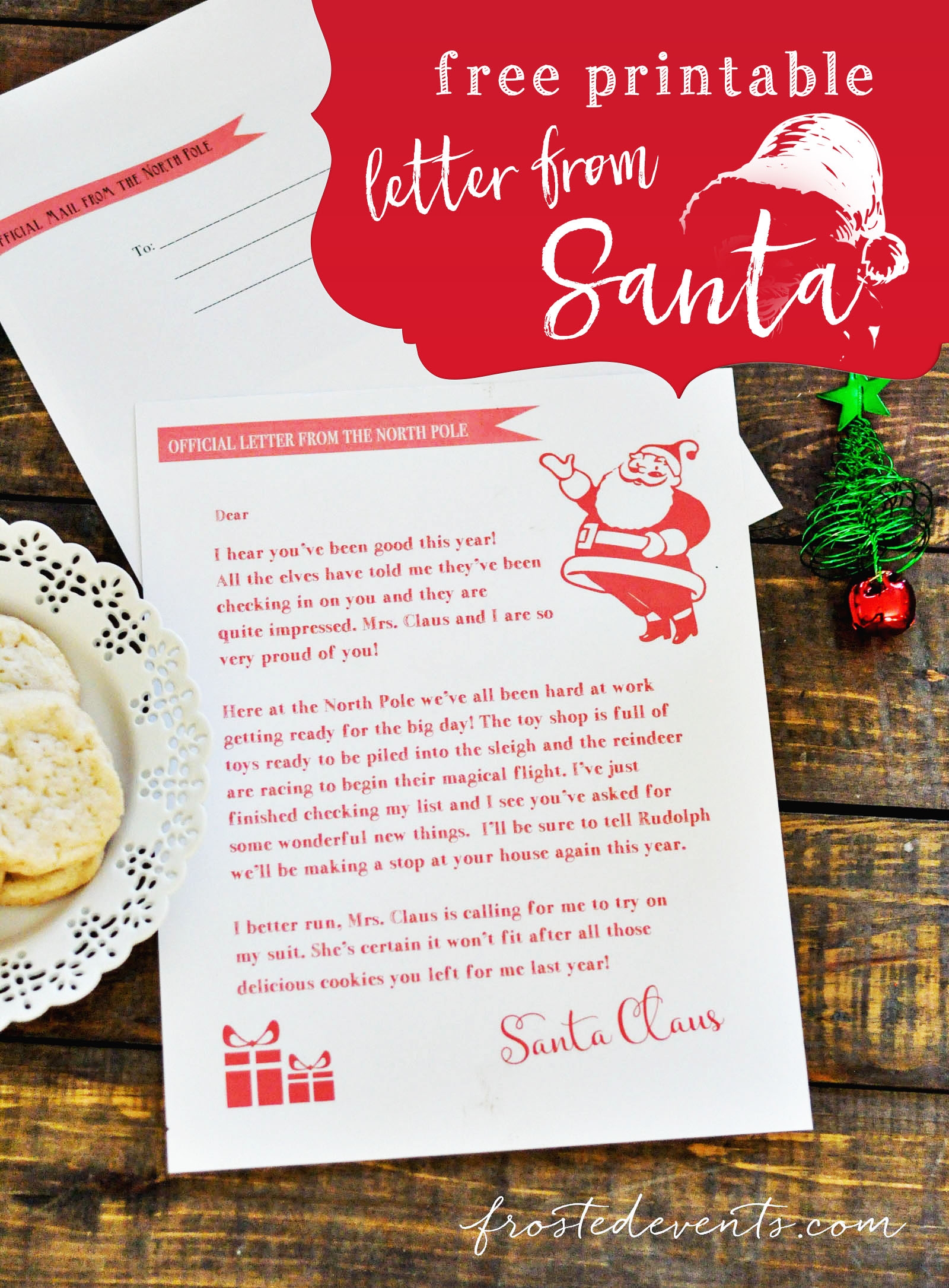 Letter From Santa Free Printable Worksheets Library Letter From Santa Free Printable Worksheets Library