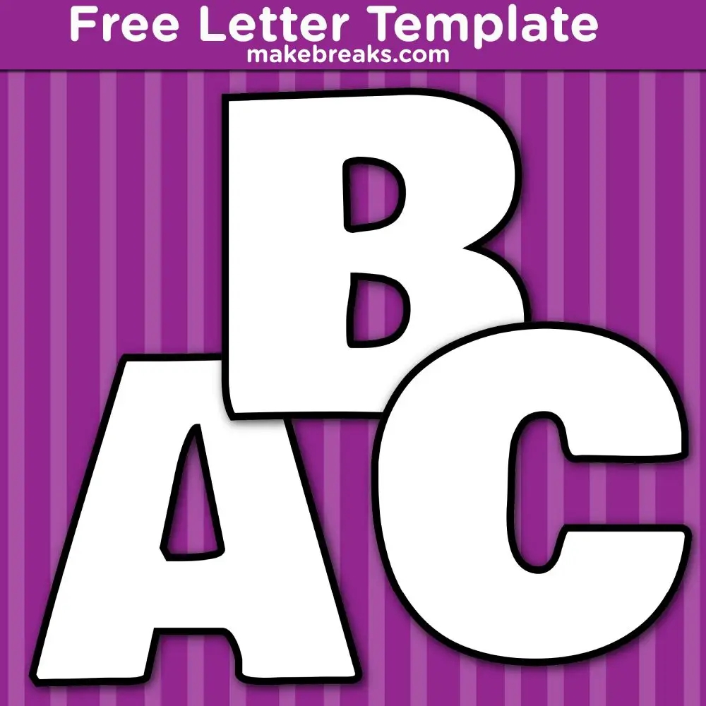 Letter Templates Archives Make Breaks