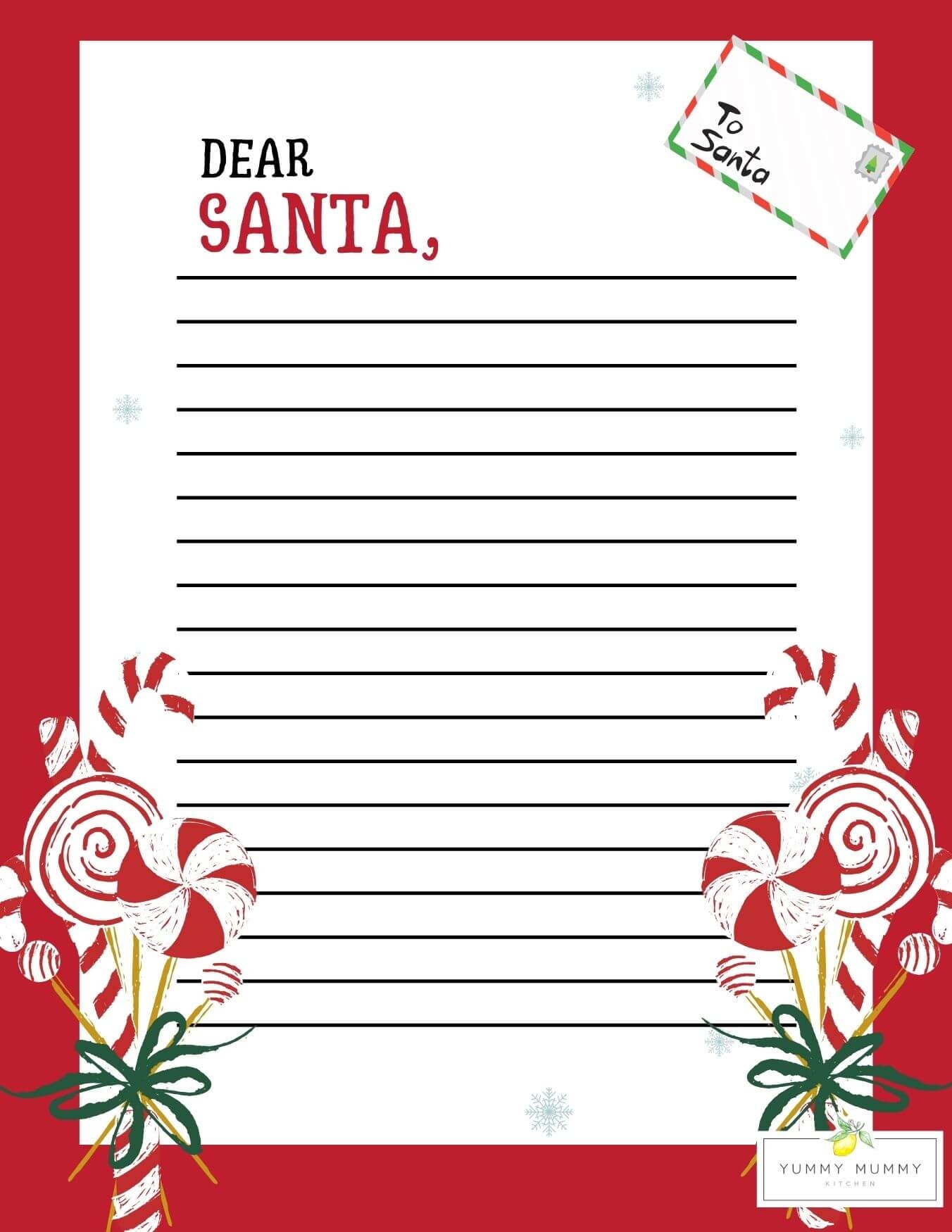 Letter To Santa Template Free Printable Dear Santa Letters Letter To Santa Template Free Printable Dear Santa Letters