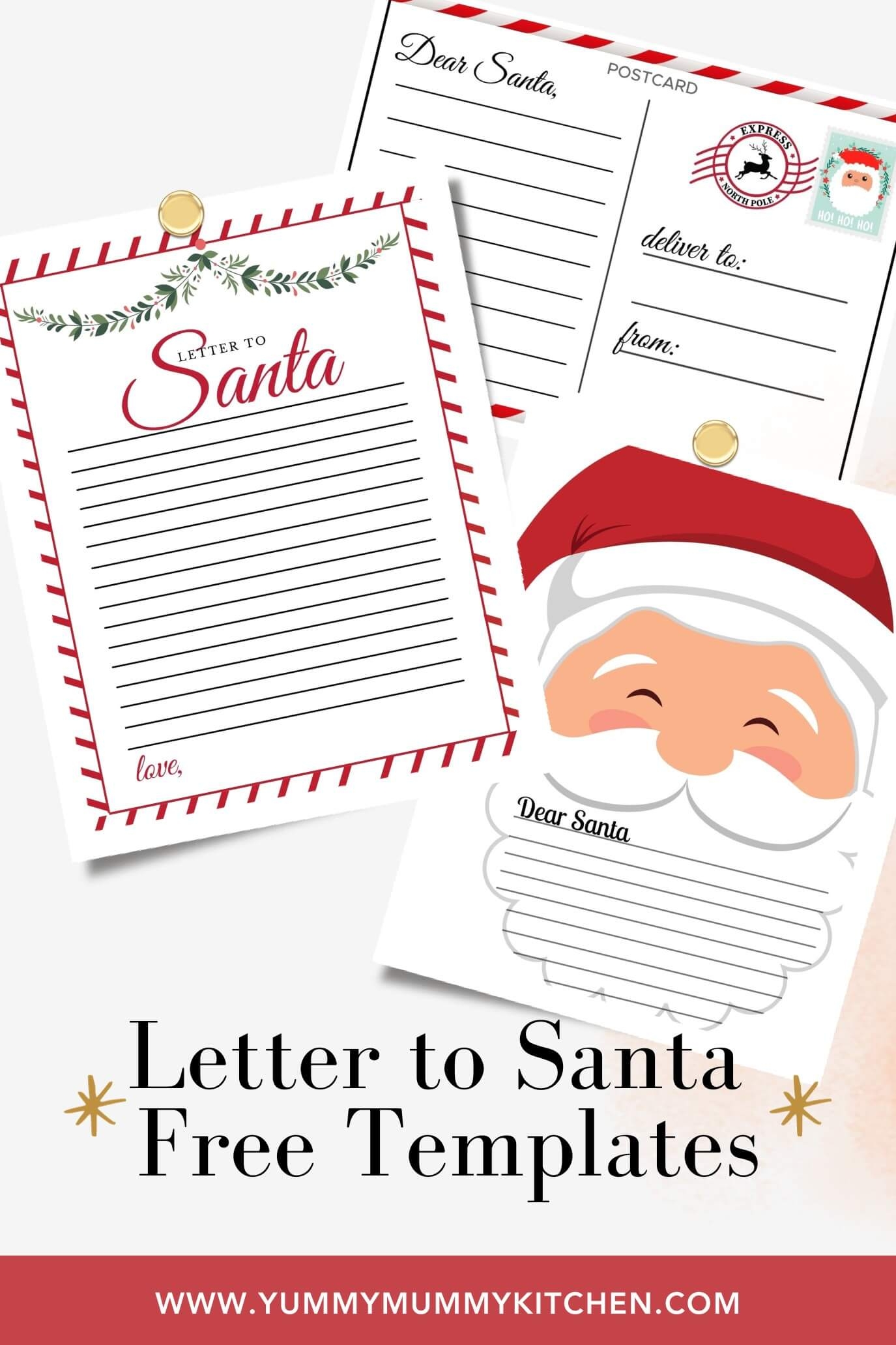 Father Christmas Letter Template Printable