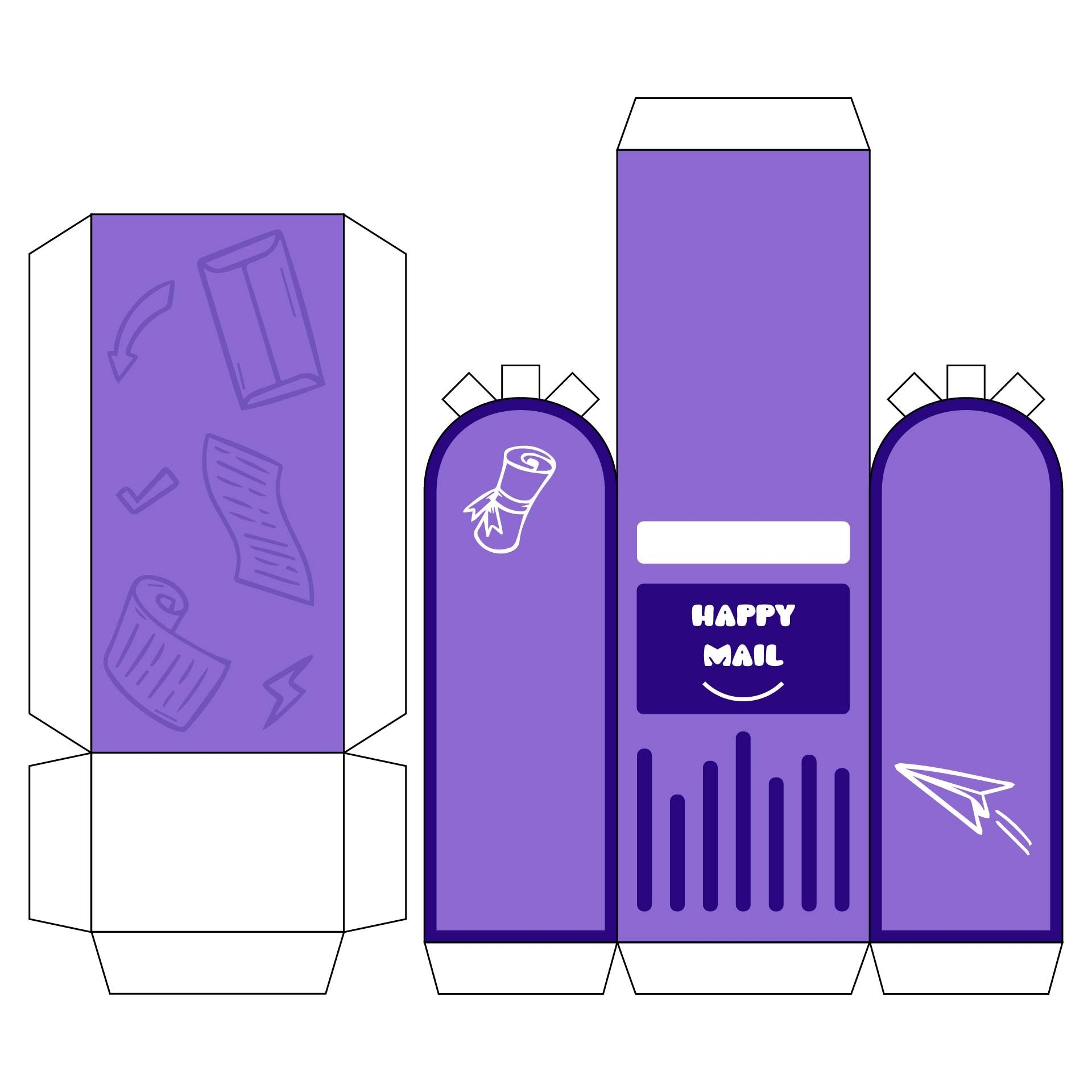 Mailbox Template Box 10 Free PDF Printables Printablee