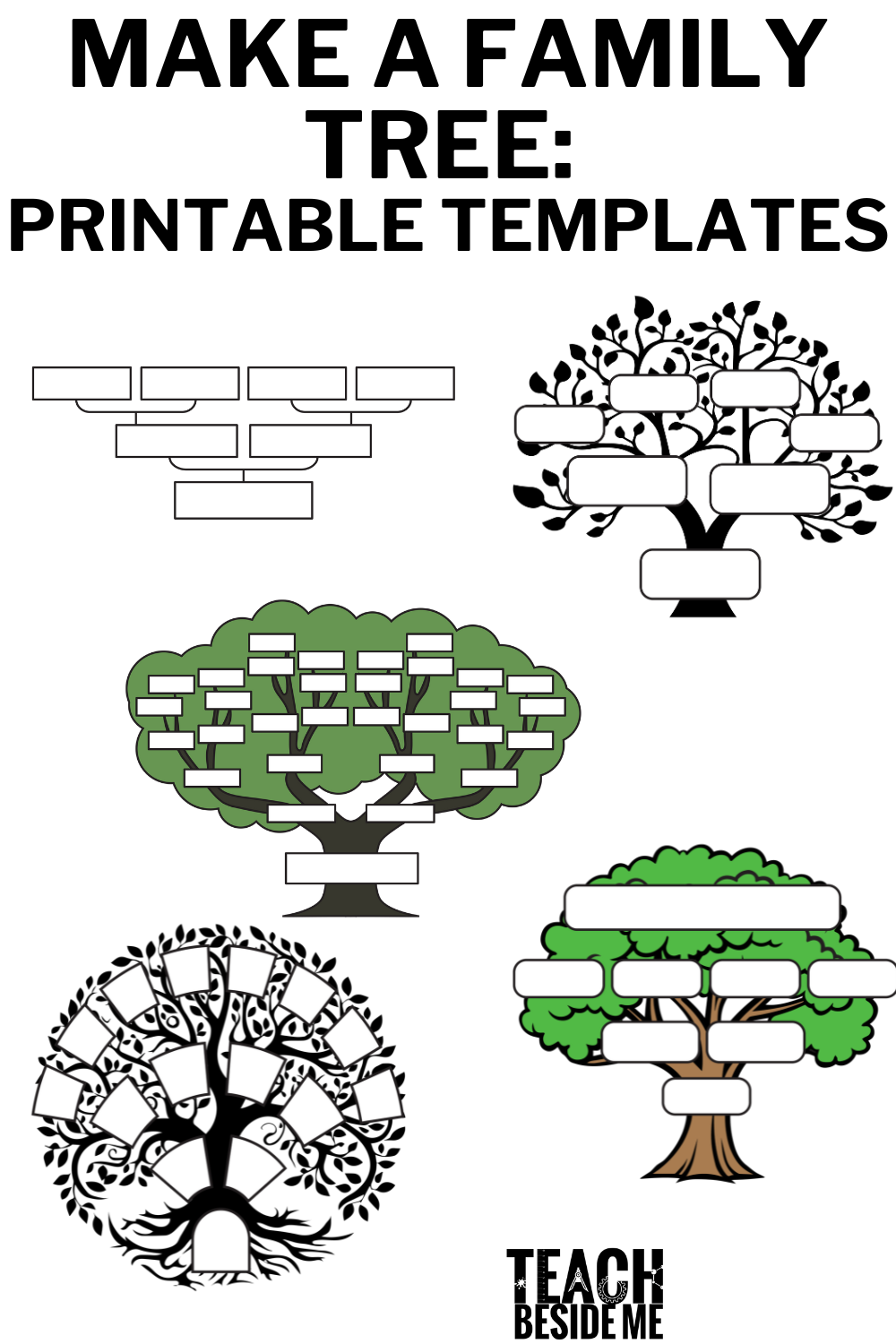 Printable Editable Family Tree Template