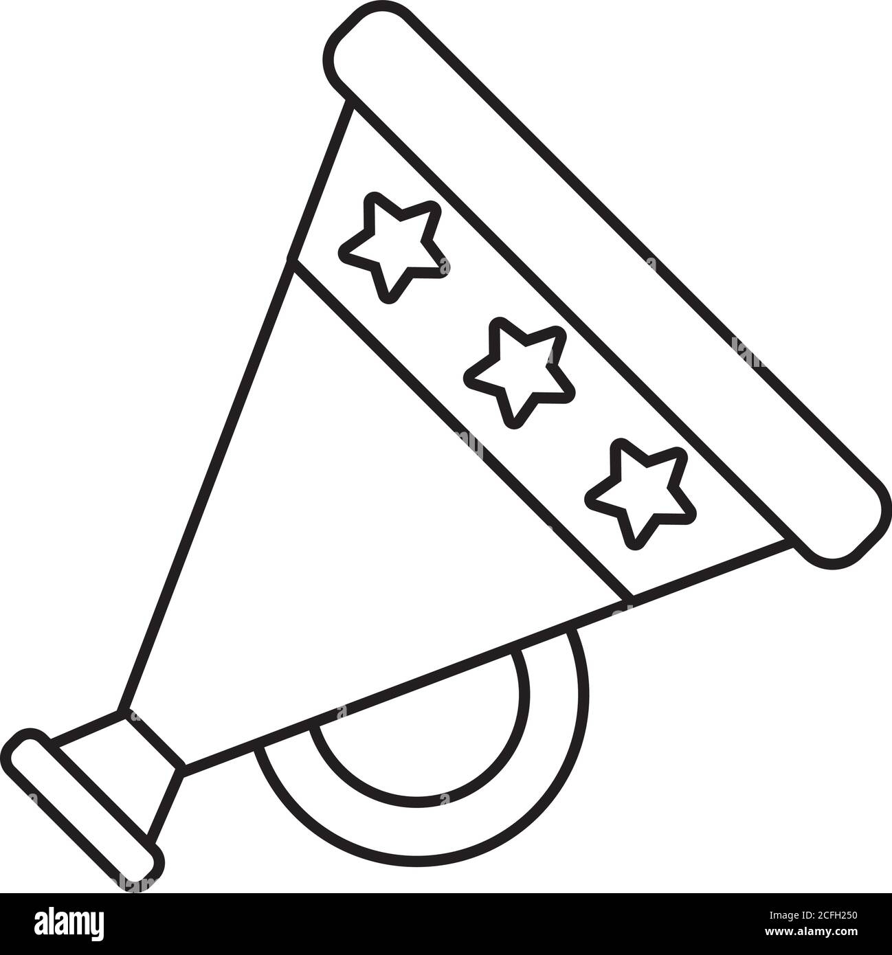 Megaphone Happy Black And White Stock Photos Images Alamy