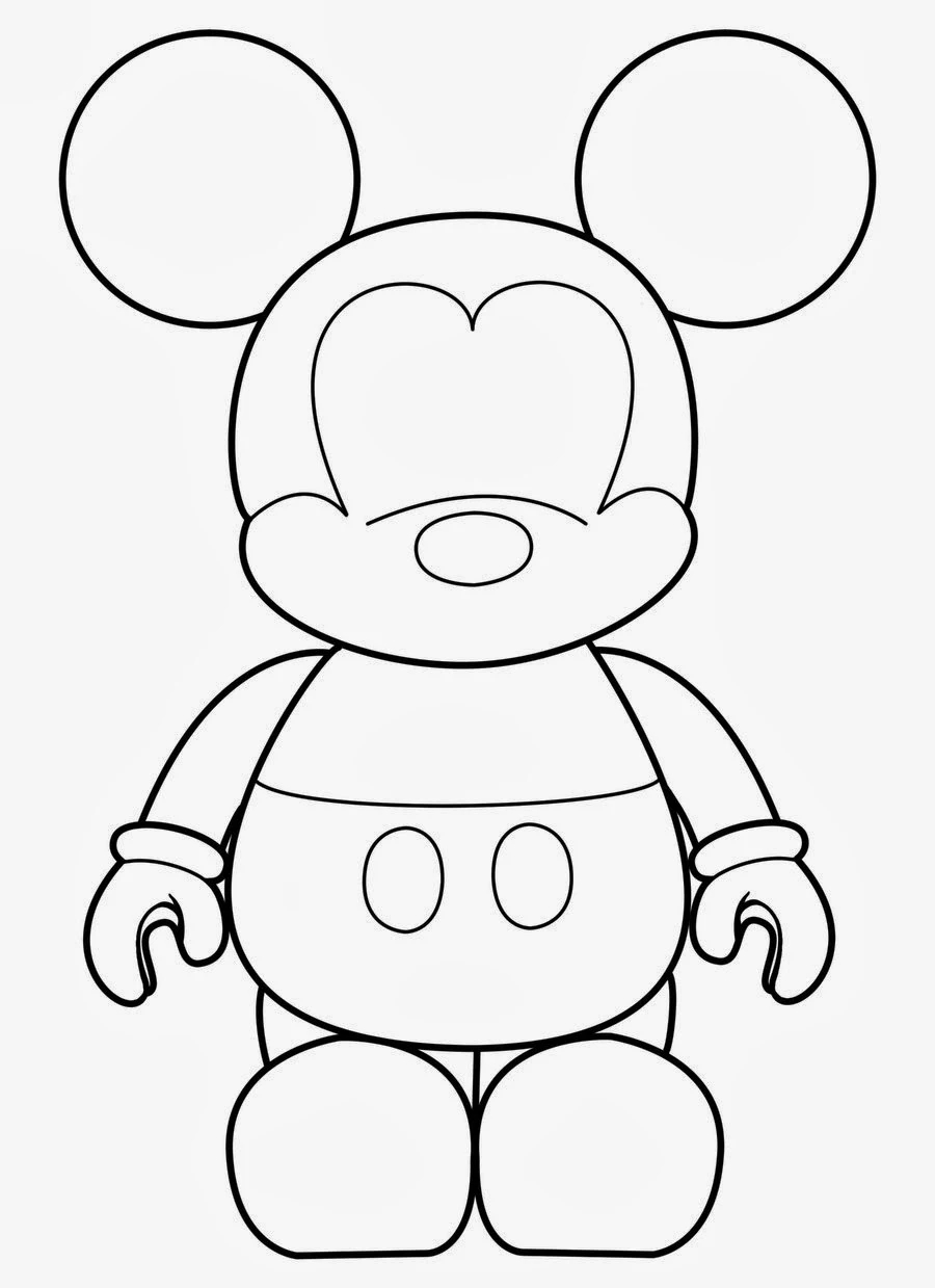 Mickey Template Printable