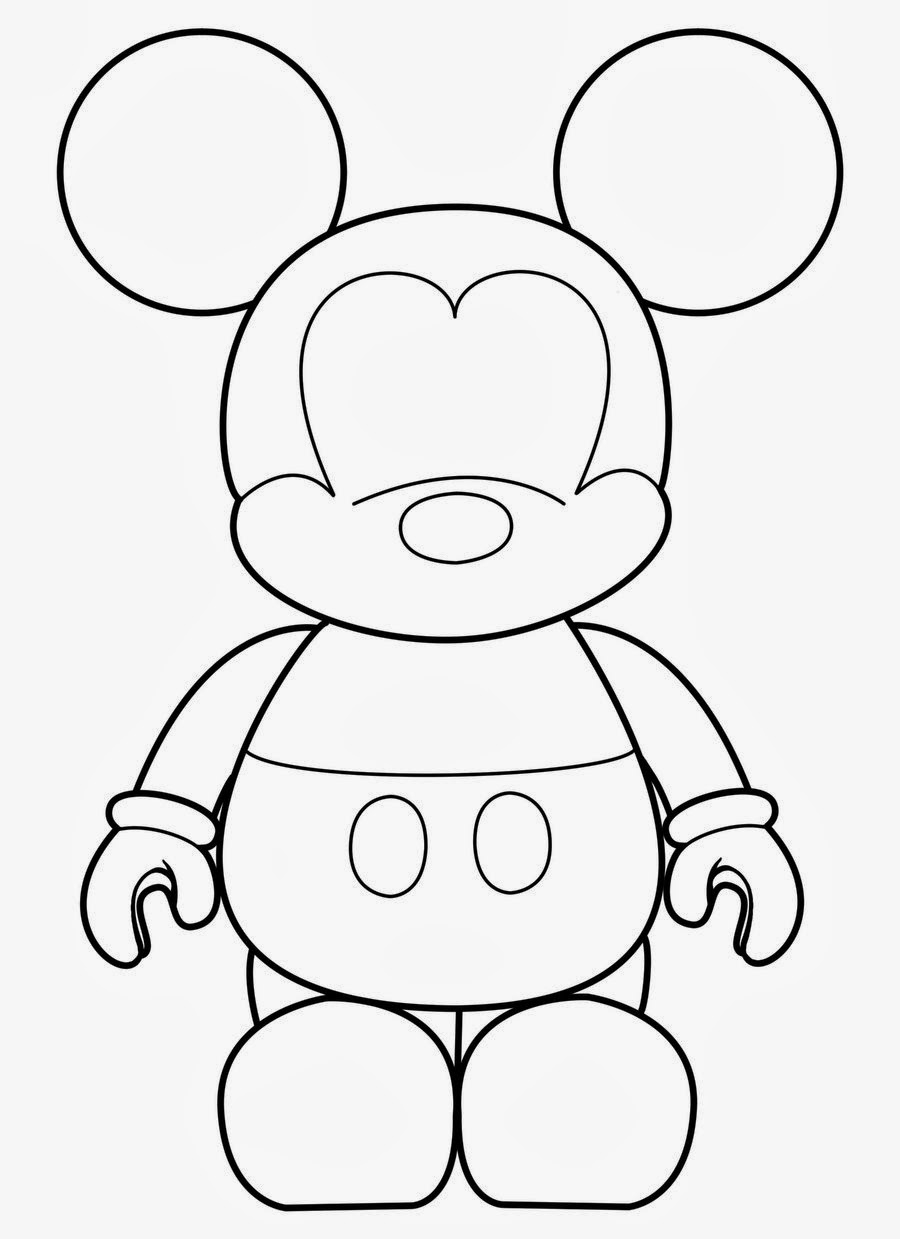 Printable Mickey Mouse Template