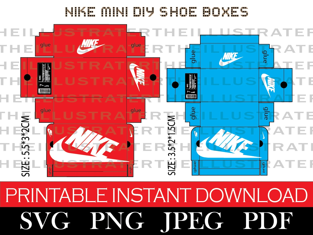 Mini Shoe Box Template Mini Template Miniature Printable S Inspire Uplift
