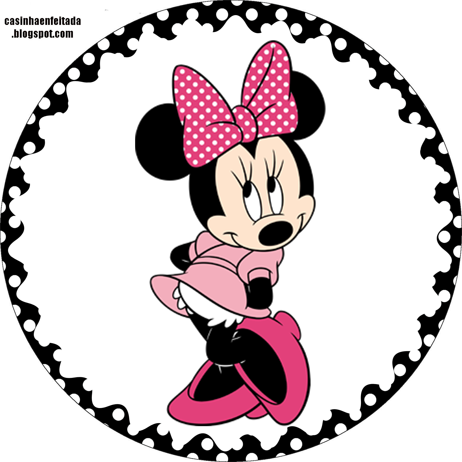Printable Minnie Mouse Template