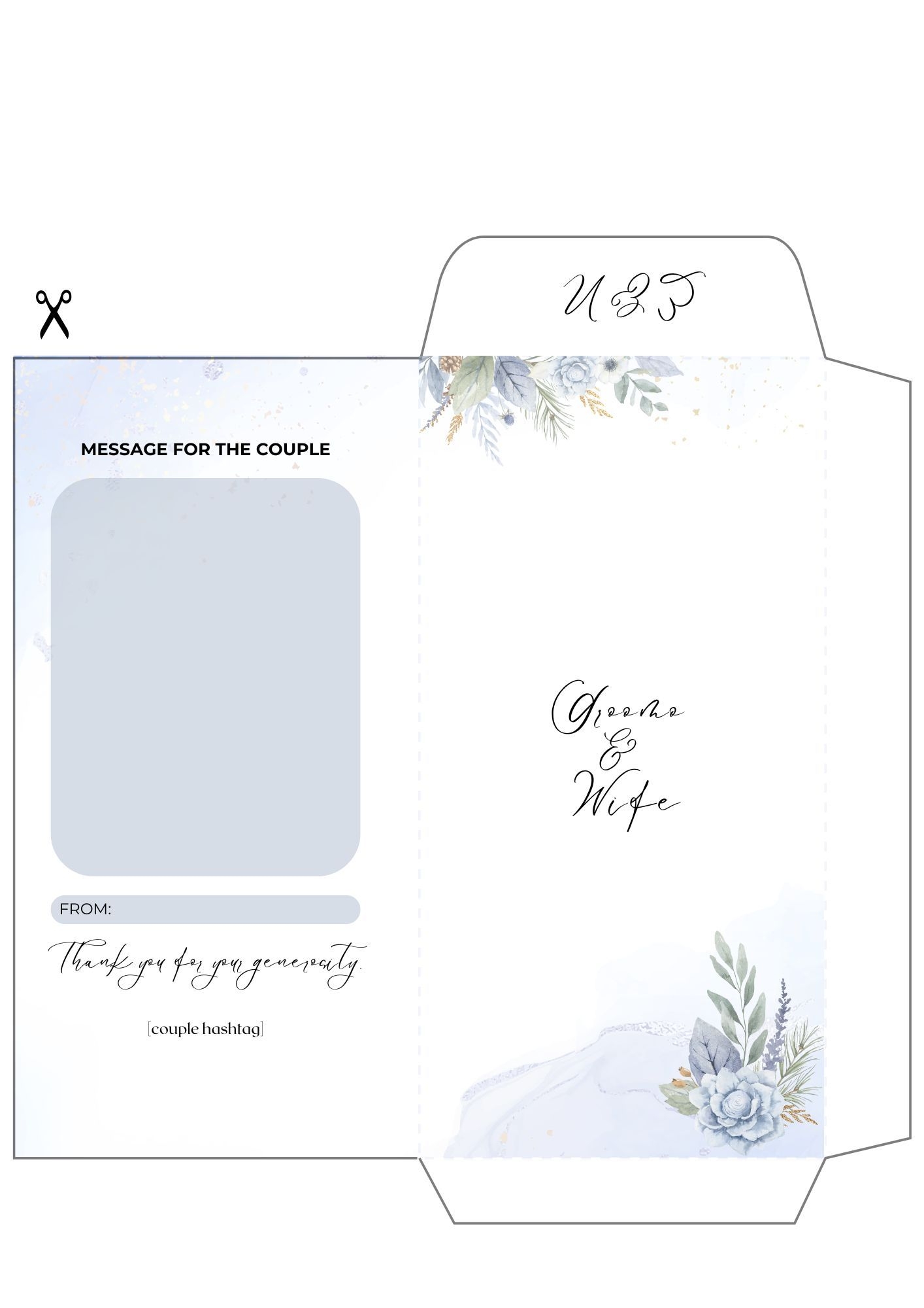 Money Envelope Template Wedding Birthday And Any Kind Of Events PLR By Nads13 Raket PH