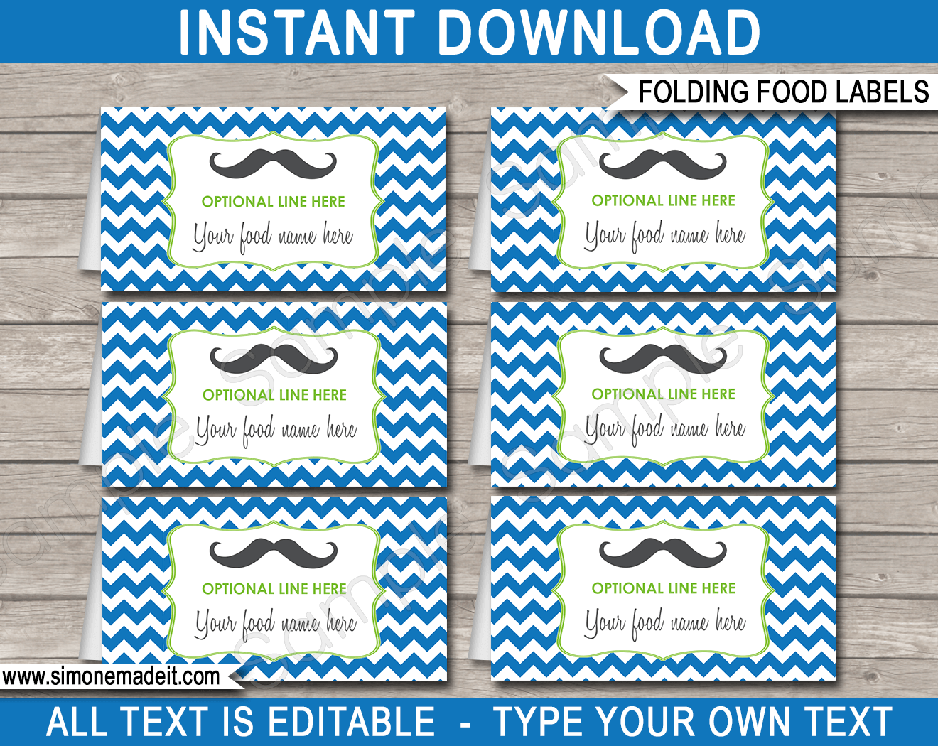 Printable Mustaches Templates