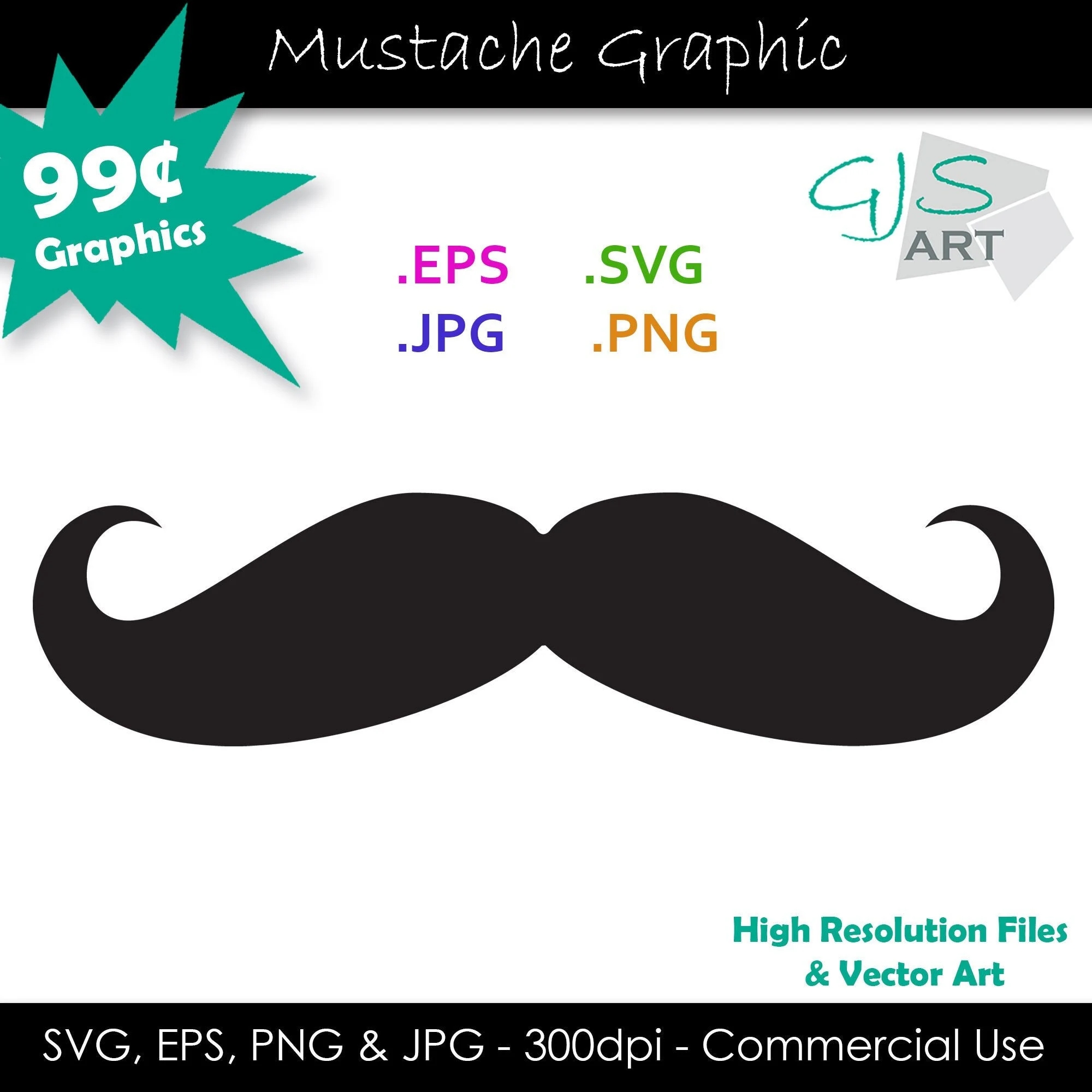 Mustache Template Etsy