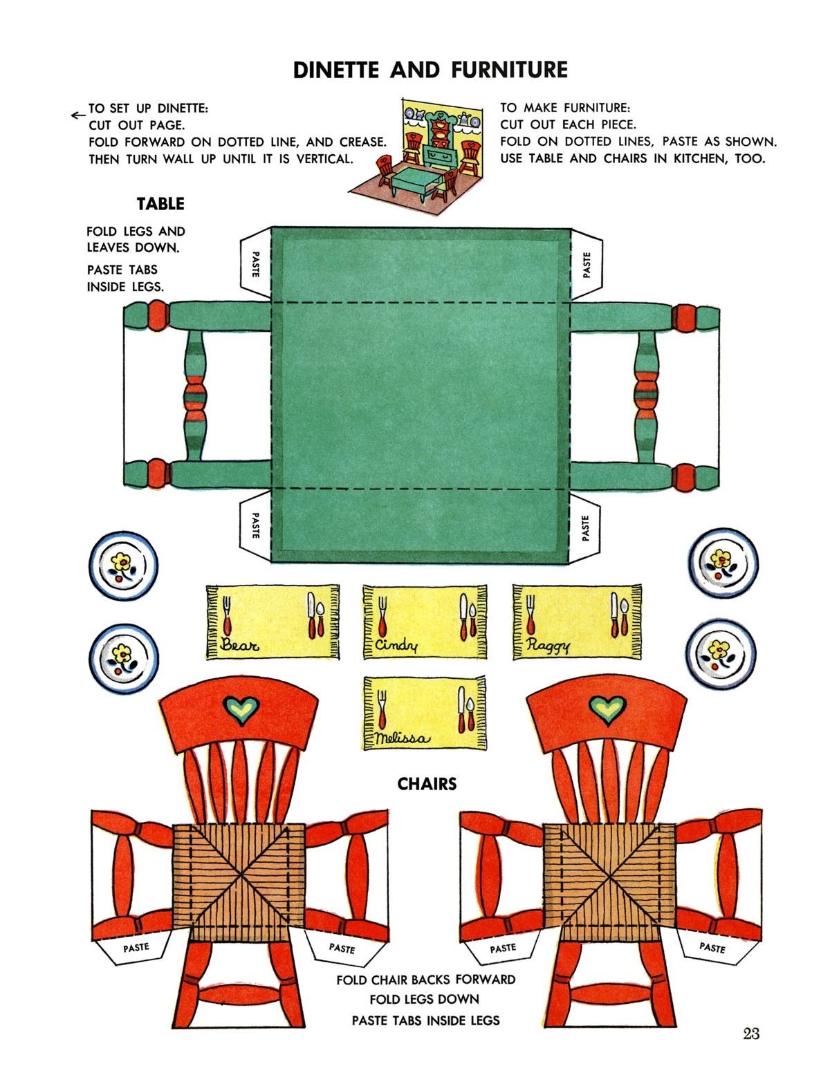 Printable 3d Paper Furniture Templates Printable 3d Paper Furniture Templates