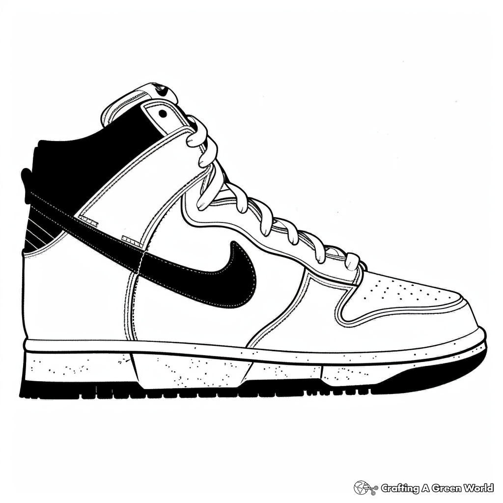 Nike Shoe Template Printable
