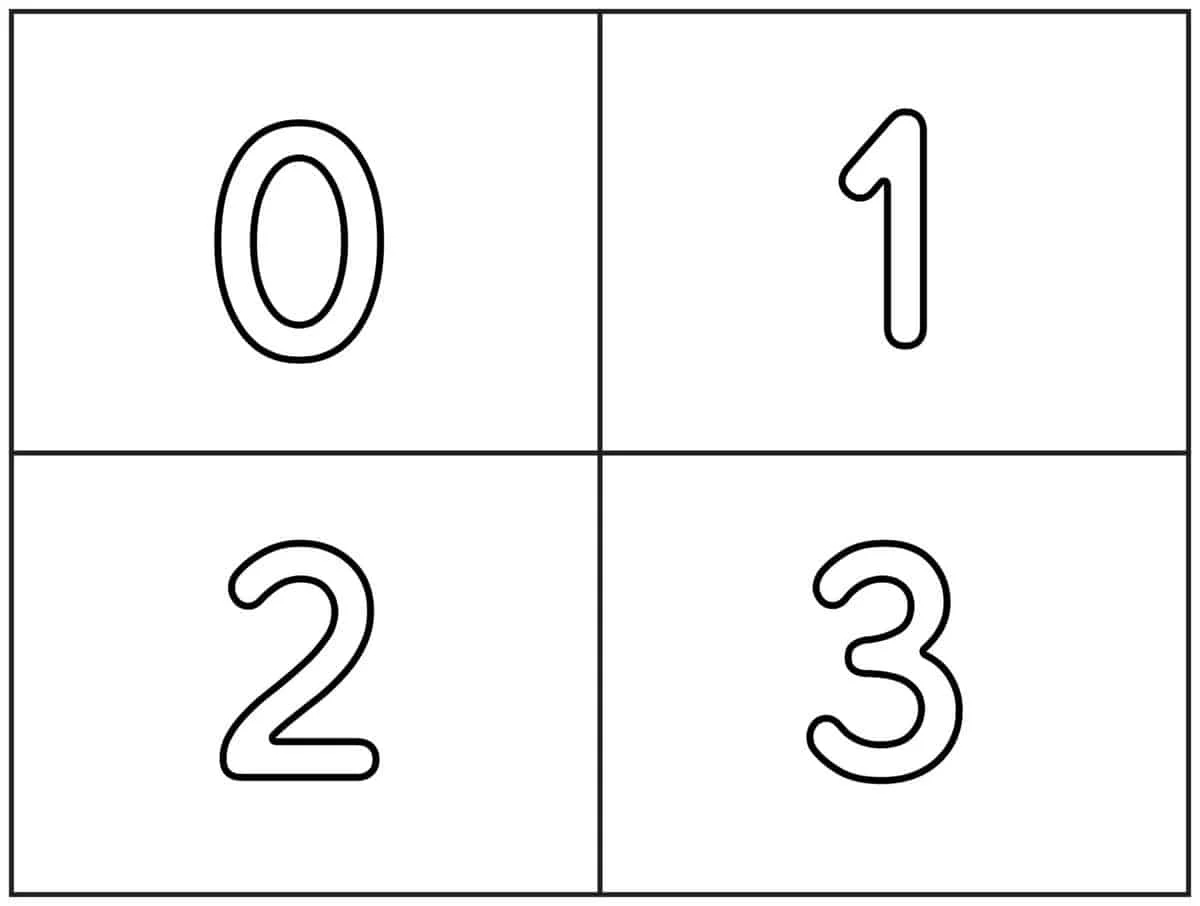 Number Template Superstar Worksheets