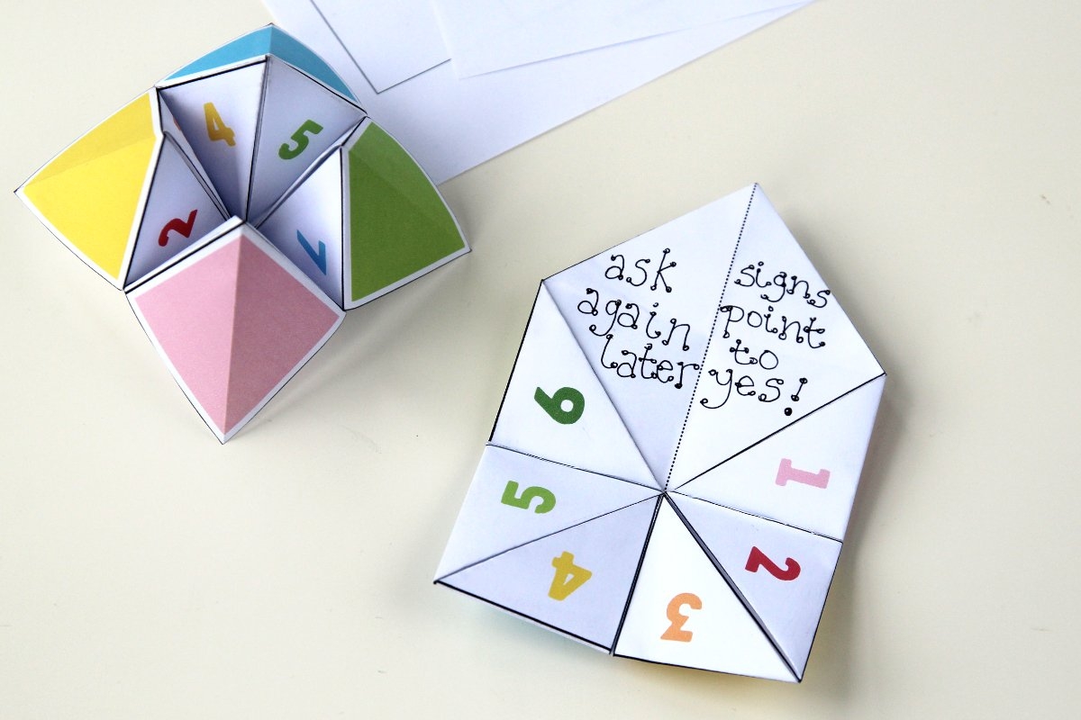 Fortune Teller Printable Template