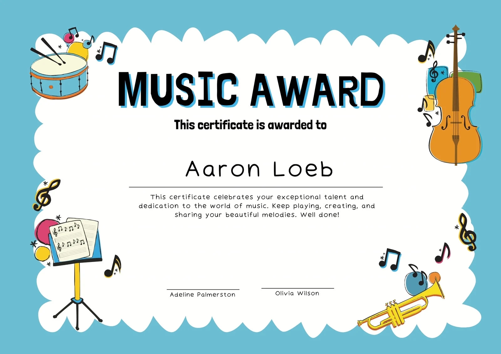 Page 2 Free Printable Customizable Recognition Certificate Templates Canva