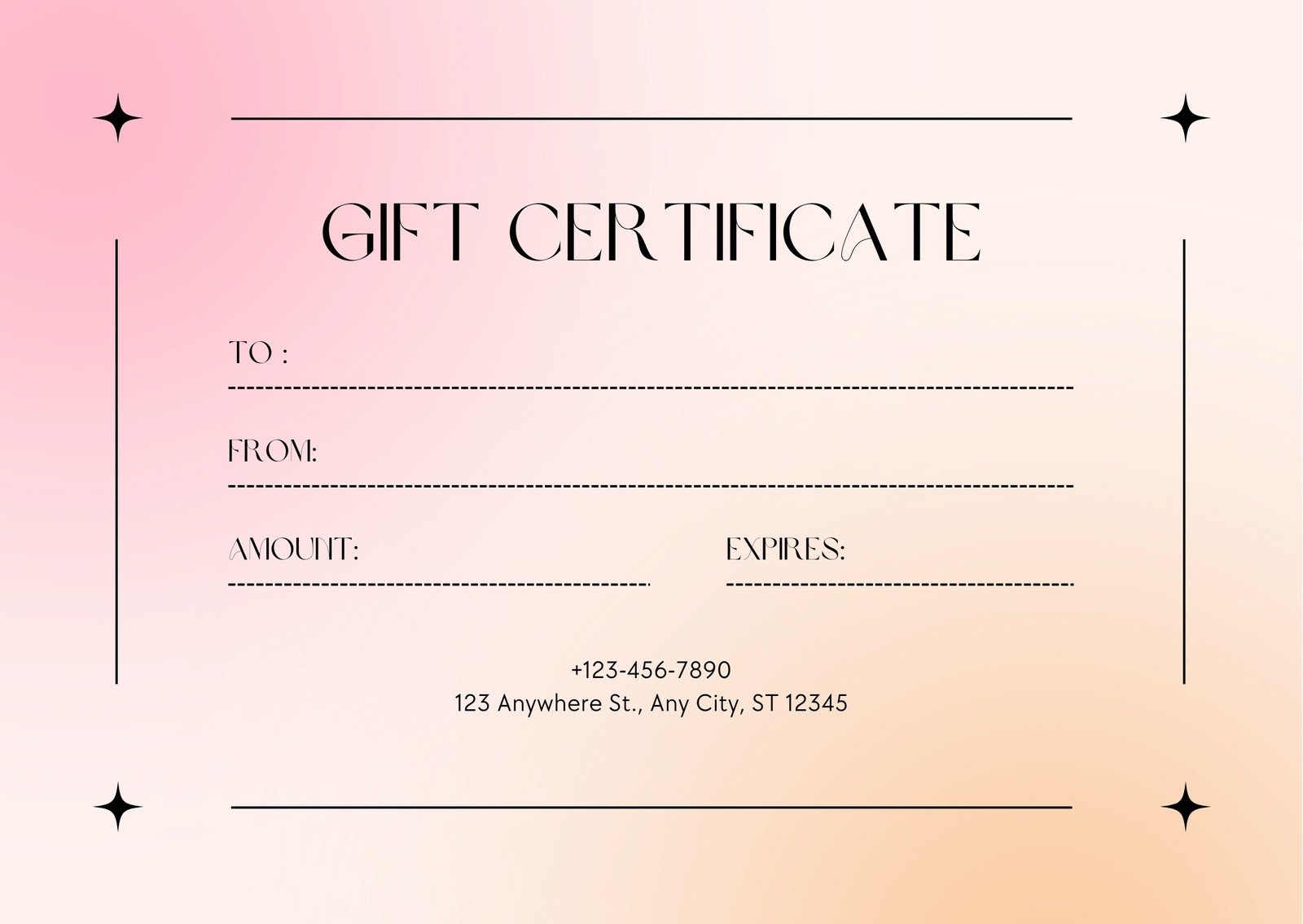 Page 2 Free Printable Gift Certificate Templates To Customize Worksheets Library