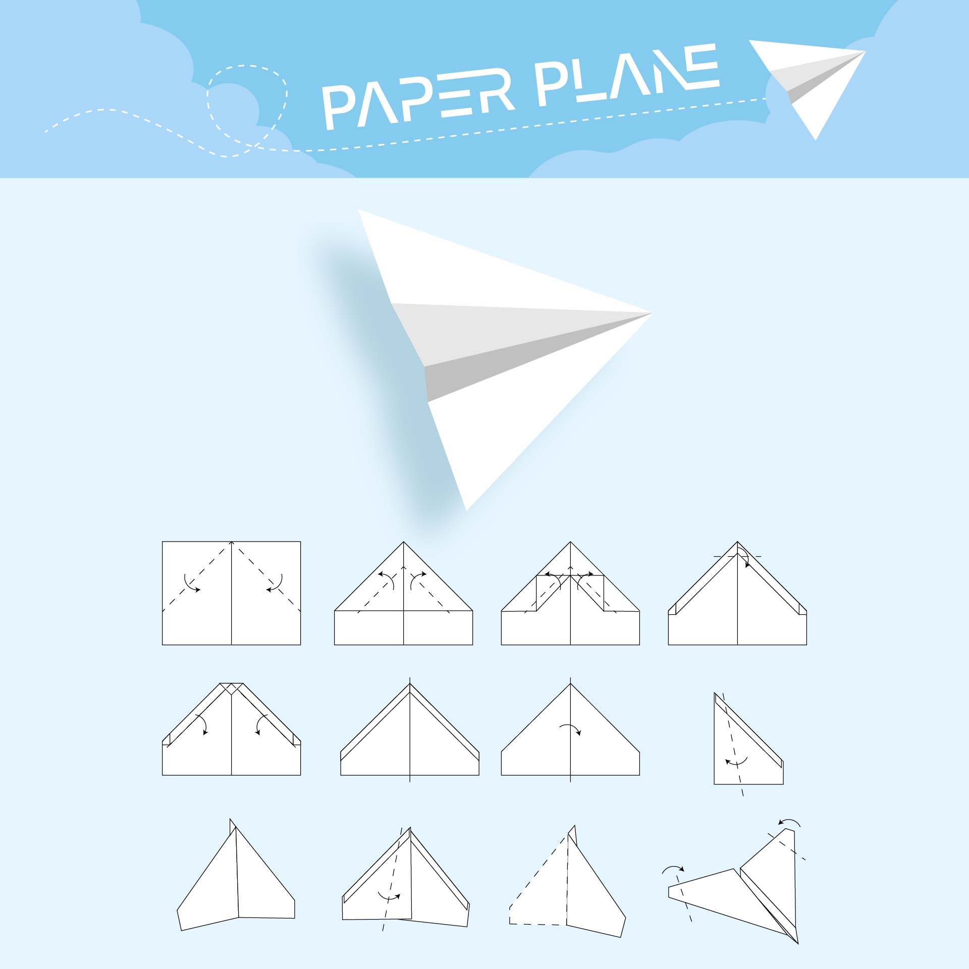 Paper Airplane Templates For Kids 10 Free PDF Printables Printablee Paper Airplane Templates For Kids 10 Free PDF Printables Printablee