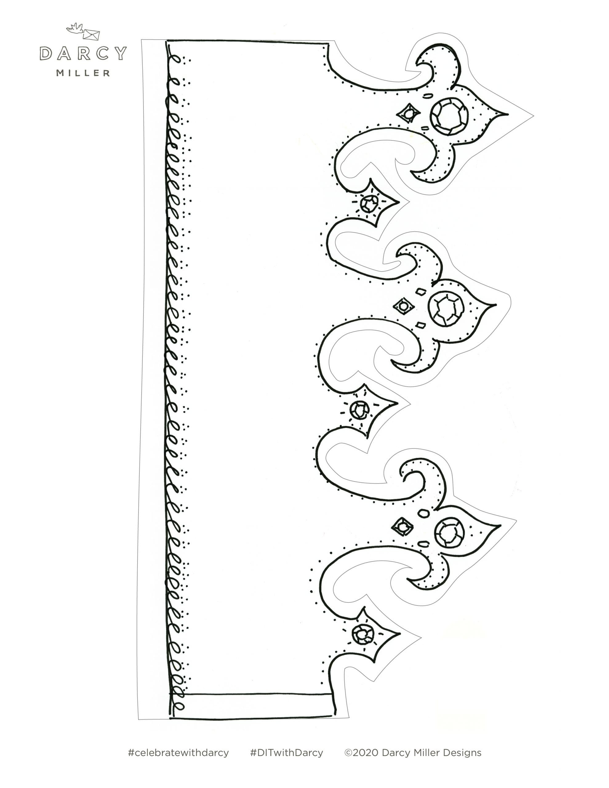 Printable Crown Template For King
