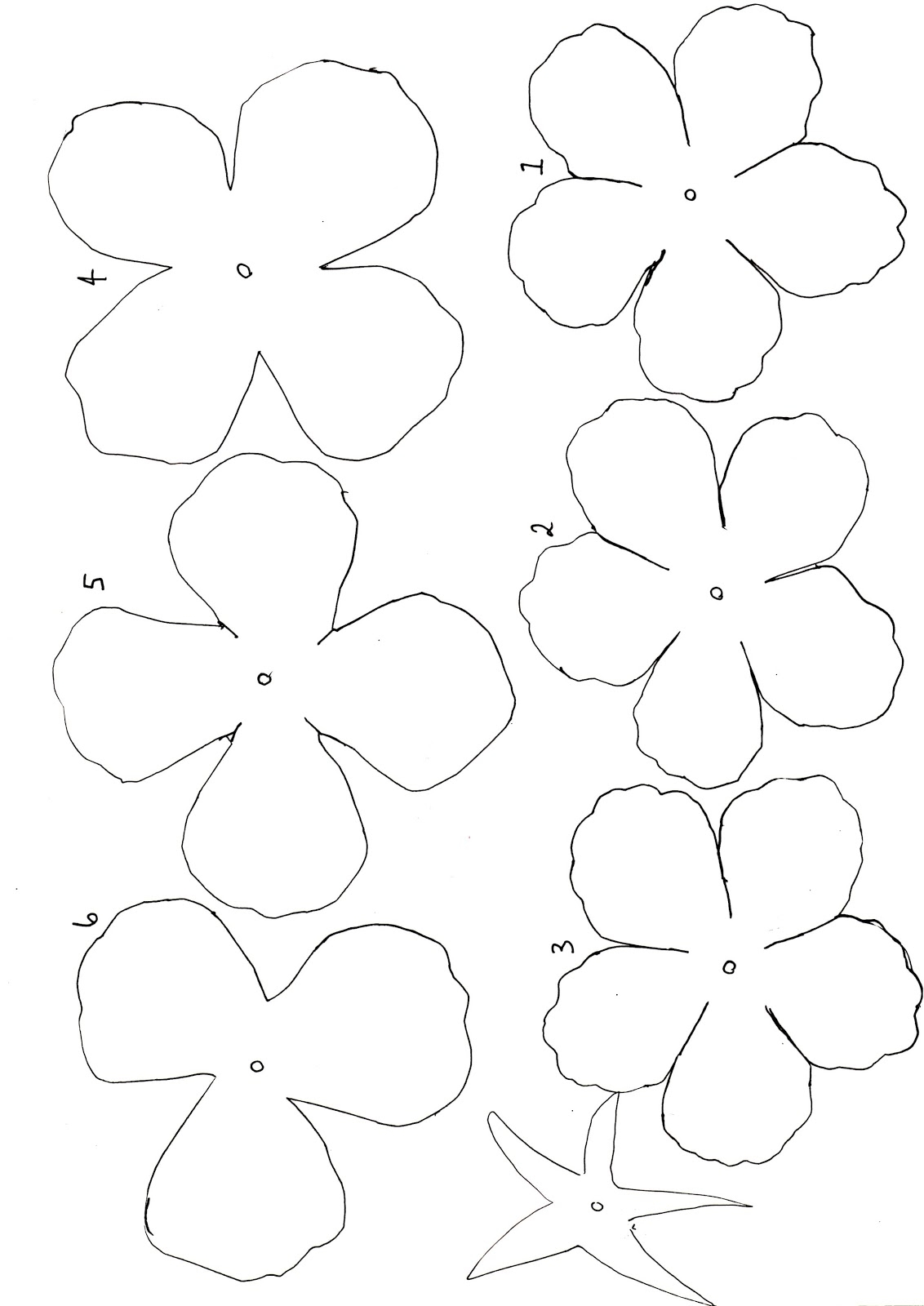 Paper Roses Template
