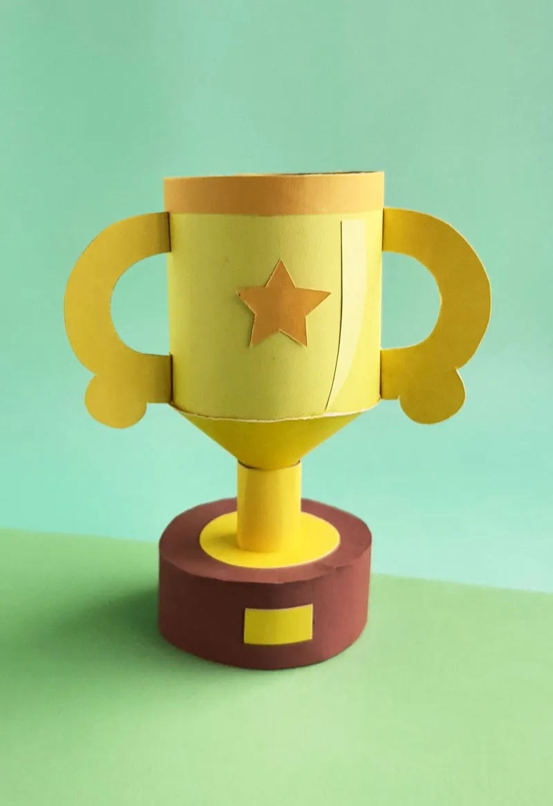 Paper Trophy Craft Perfect For Father s Day 