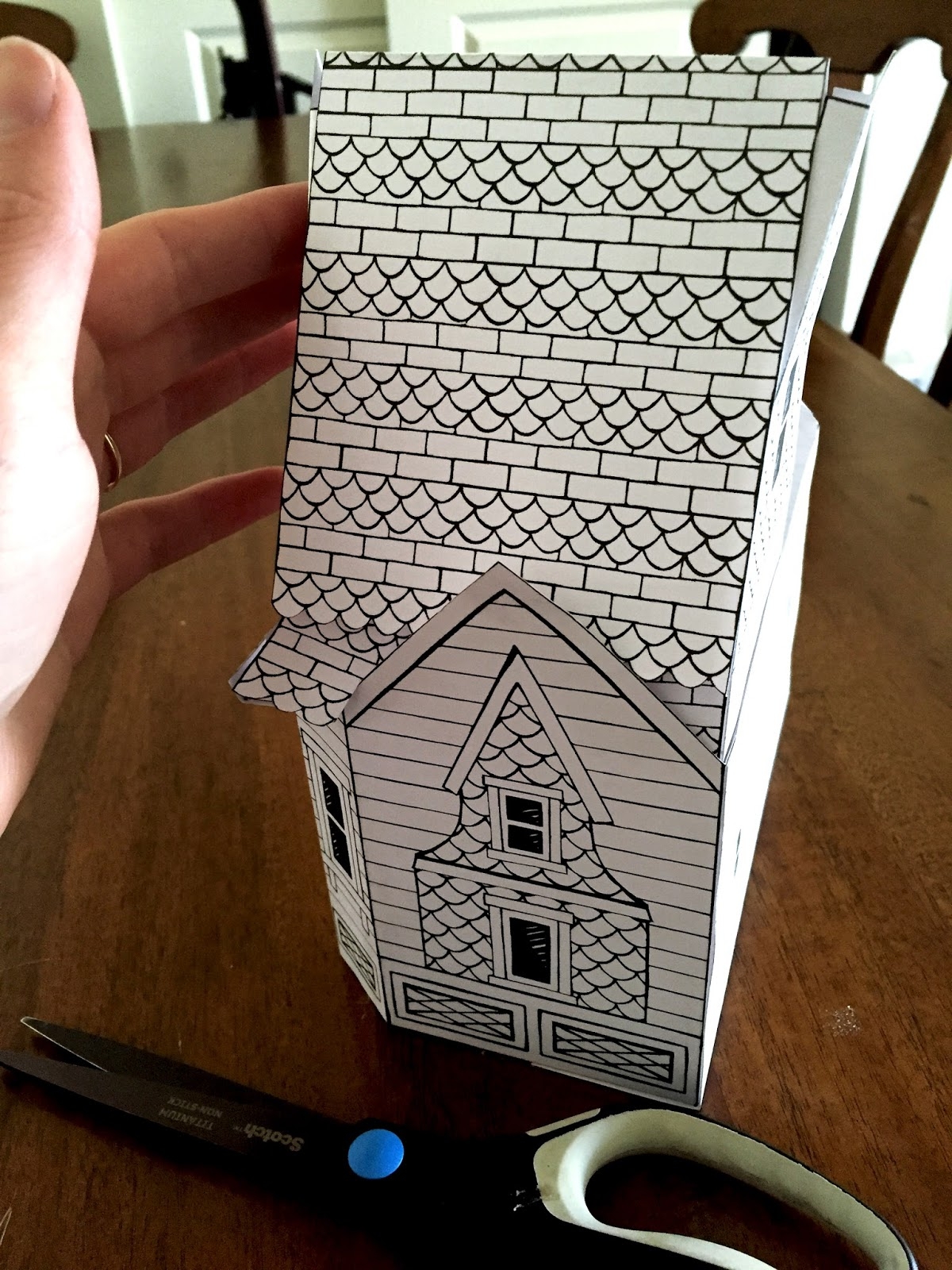 Peach Bum UP HOUSE Printable Template 