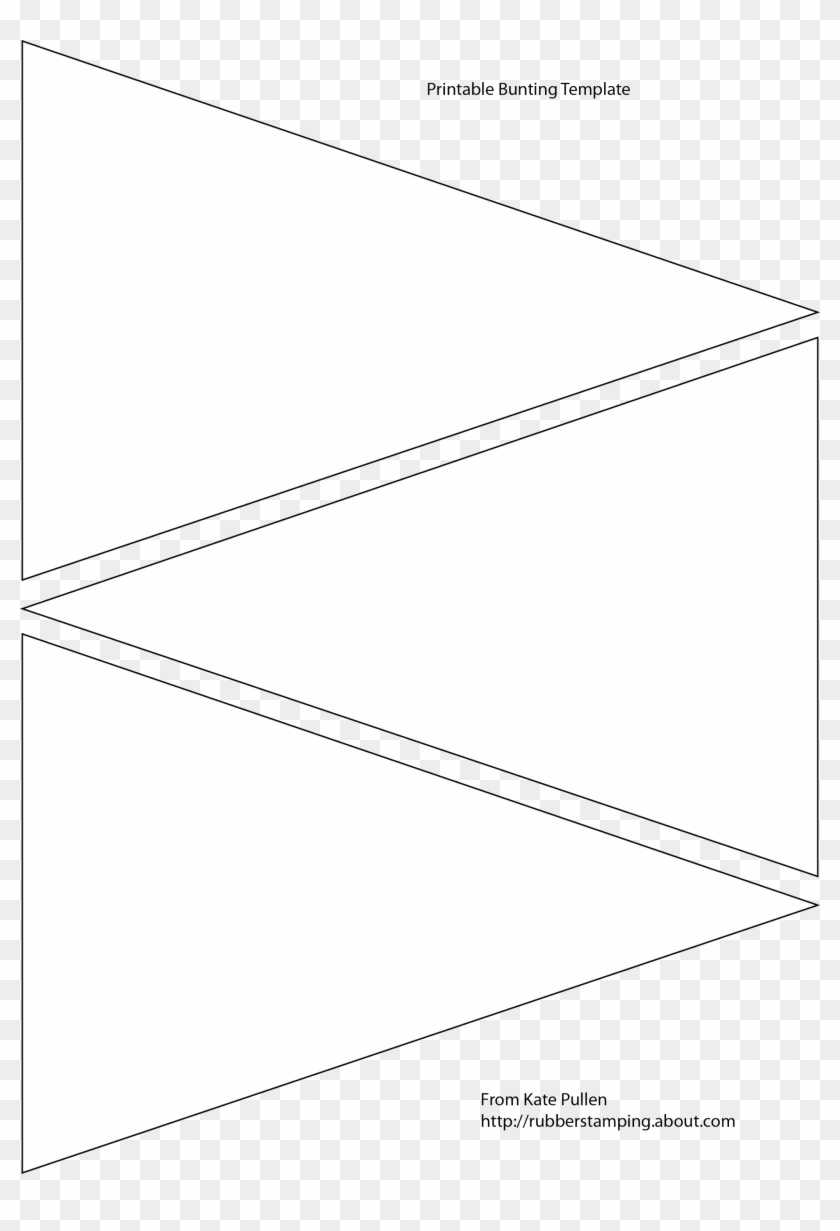 Pennant Banner Template Flag Template Printable Banner Monochrome HD Png Download 2048x2905 3047681 PngFind