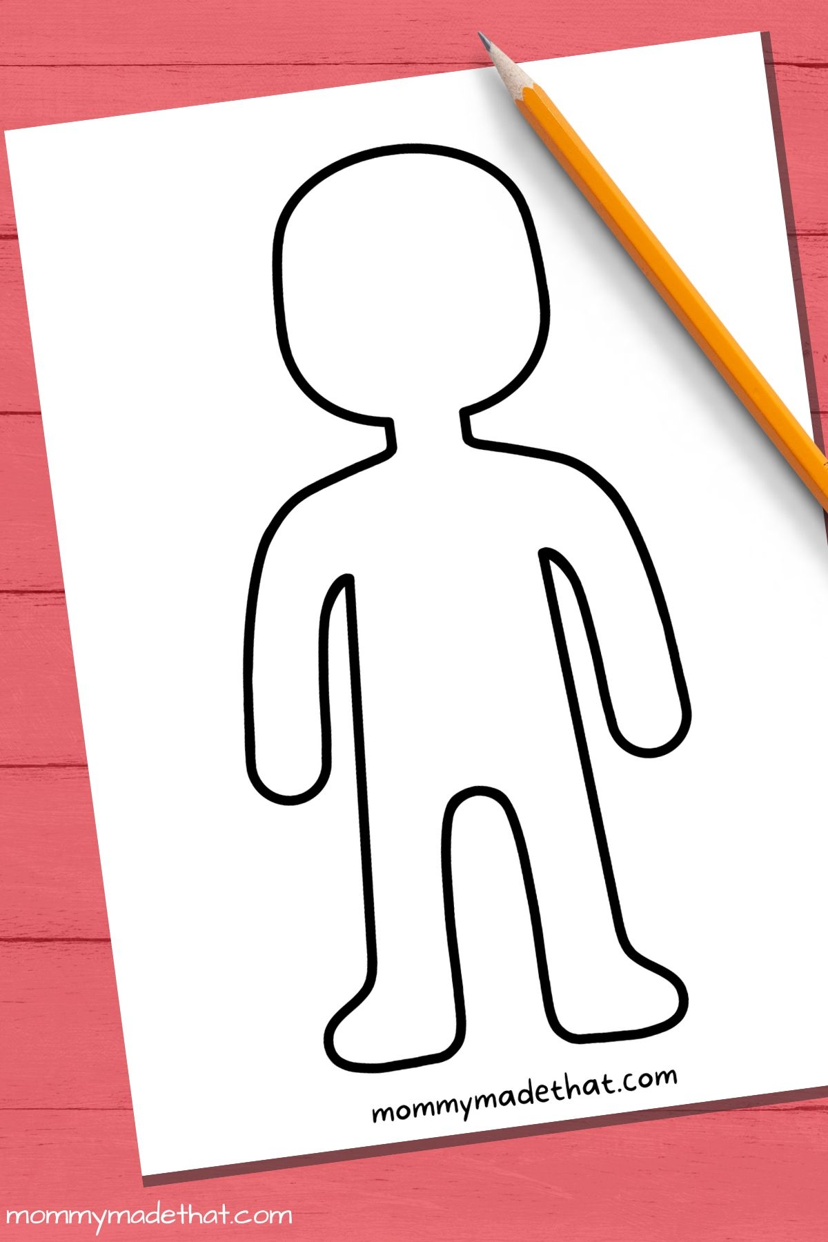 Printable Human Body Outline Template Pdf