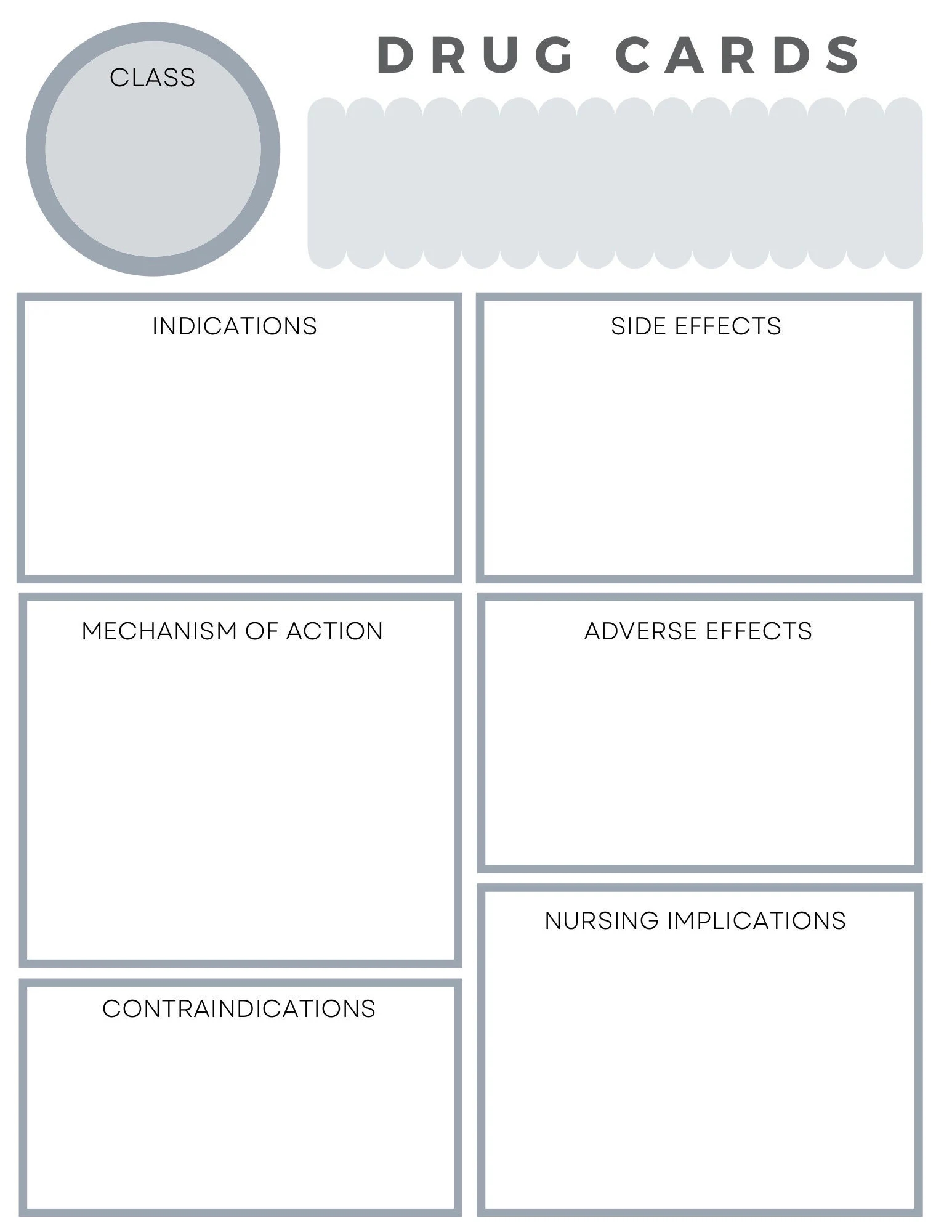 Pharmacology drug Template Etsy Pharmacology drug Template Etsy