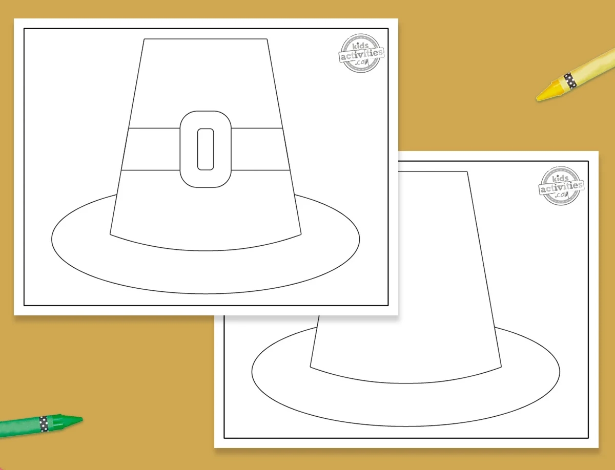 Pilgrim Hat Printable Template