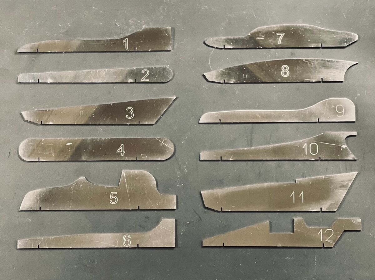 Pinewood Derby Car Templates Precision Cut From Stainless Steel USA MADE EBay