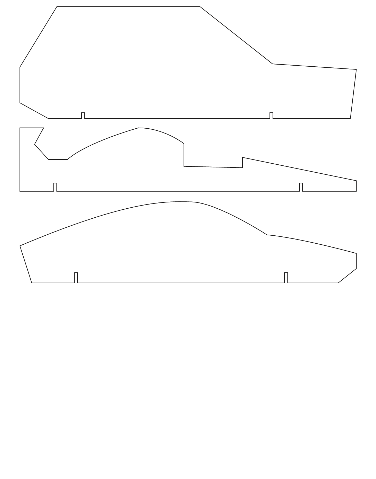 Pinewood Derby Template Printable