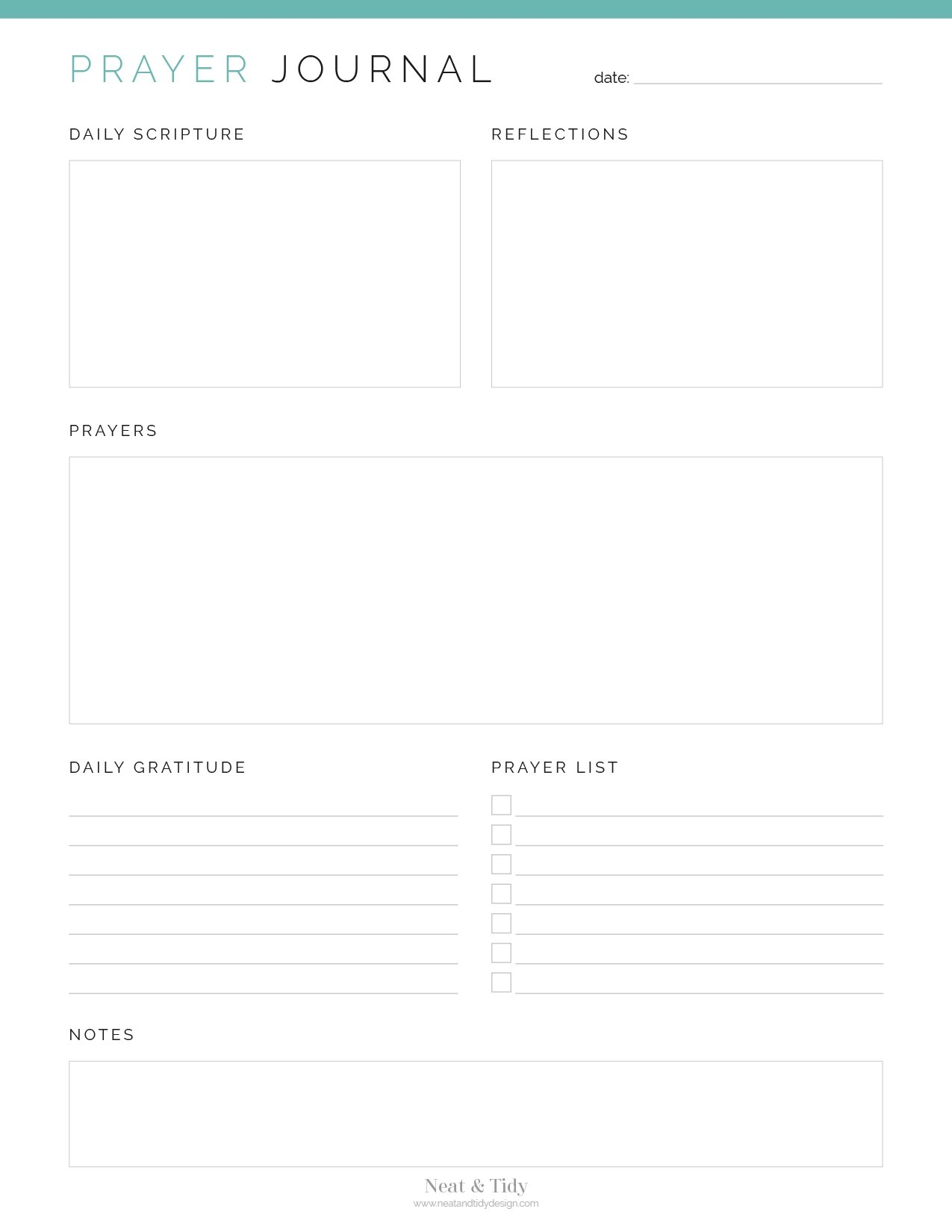 Prayer Journal Neat And Tidy Design Prayer Journal Neat And Tidy Design