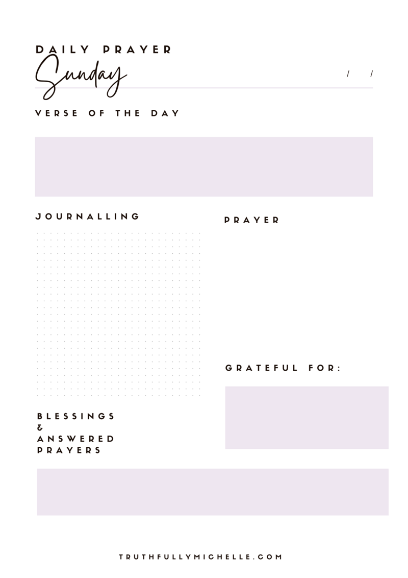 Prayer Journal Templates Prayer Journal Templates