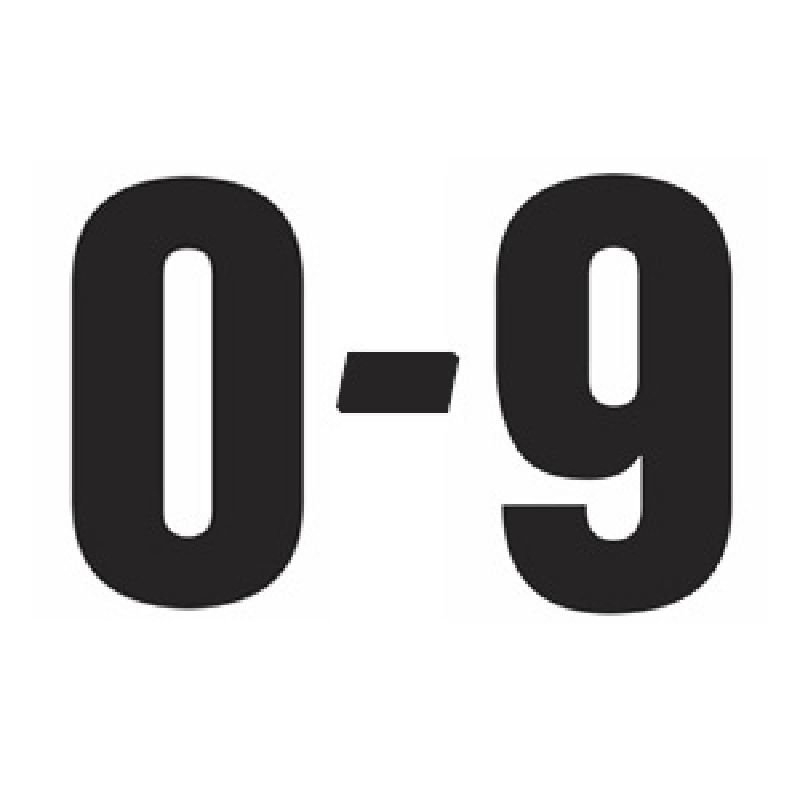 Print Big Numbers A4 Sized Numbers In Solid Black Number Templates