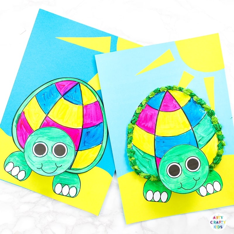 Printable Turtle Craft Template