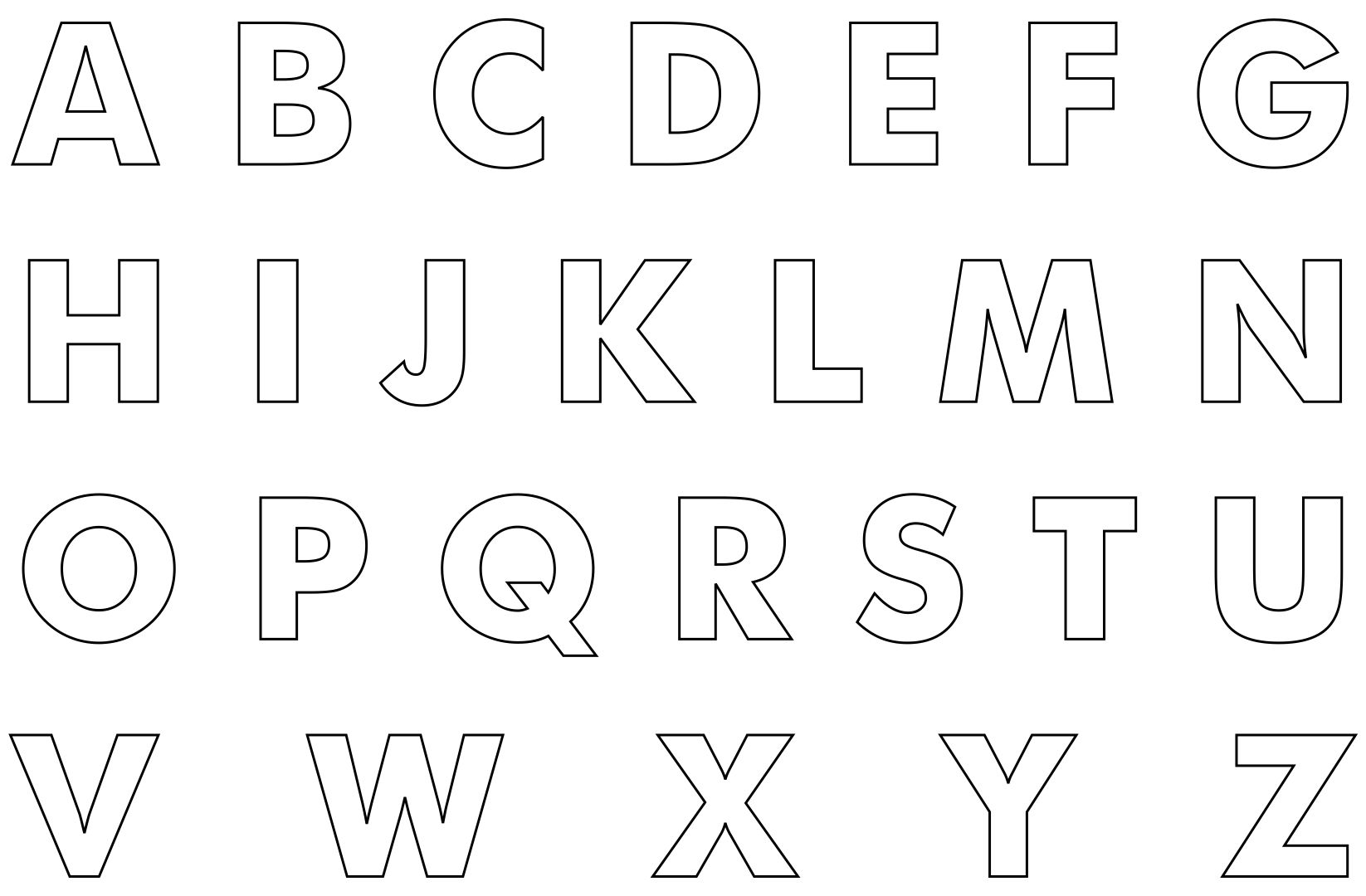 Printable Alphabet Letter Templates Superstar Worksheets Worksheets Library