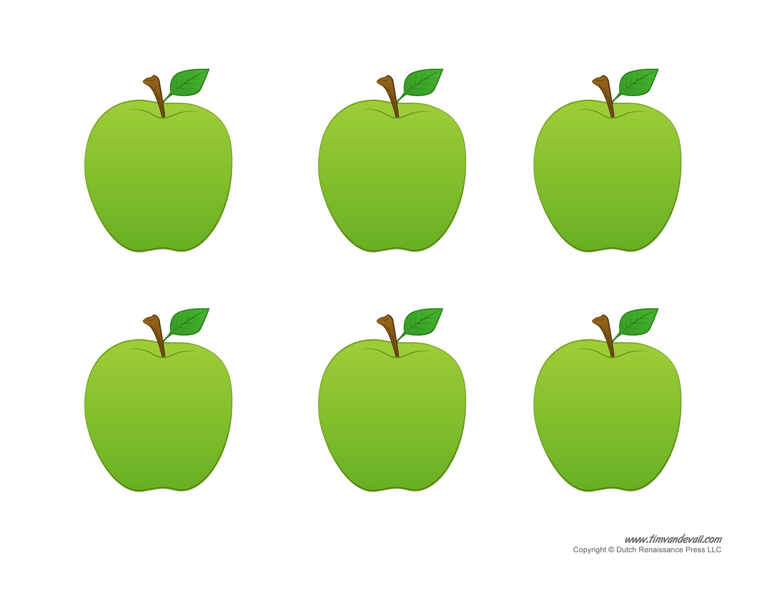 Printable Apple Templates Tim s Printables