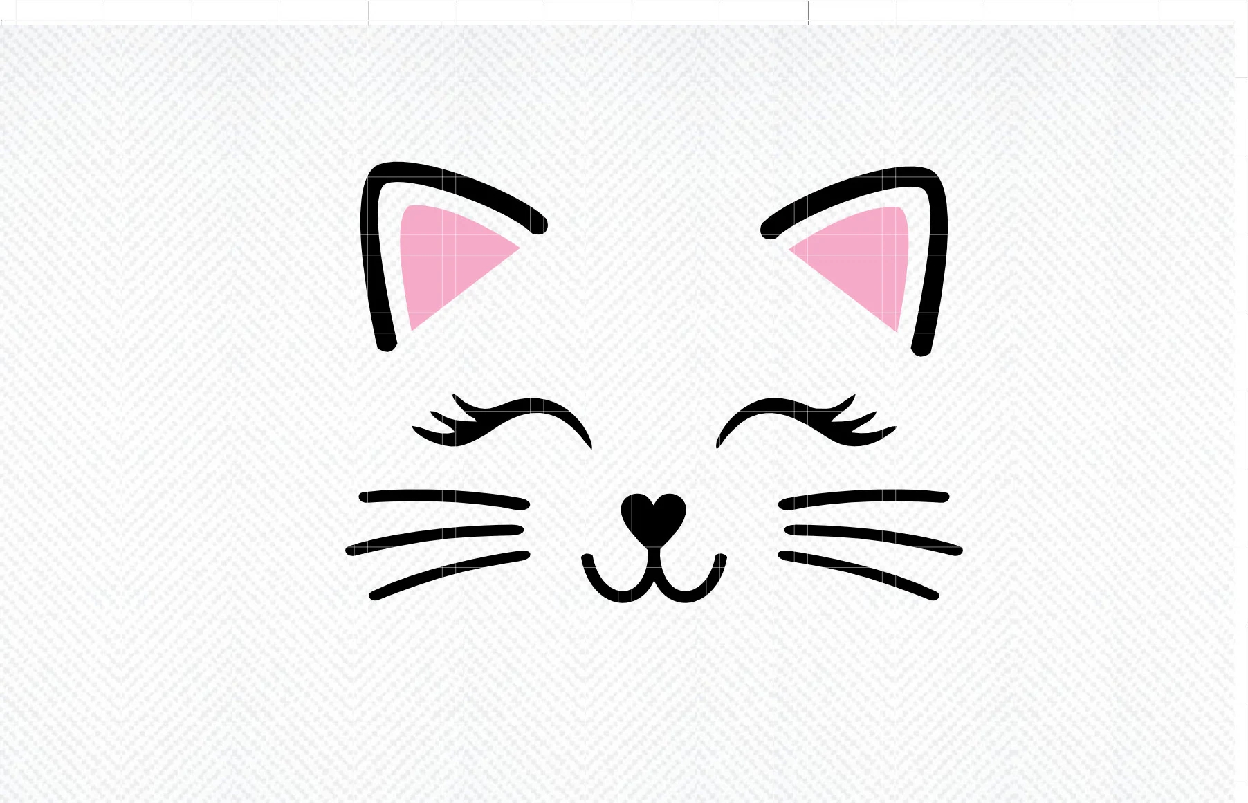 Printable Cat Face Etsy