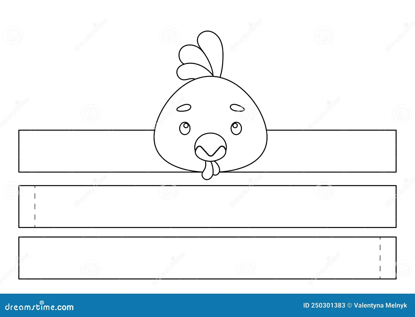 Printable Chicken Paper Crown Fun Accessory For Entertainment Stock Illustration Illustration Of Baby Crown 250301383