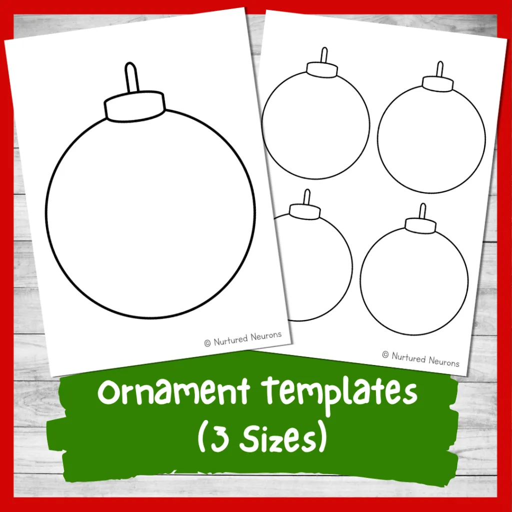 Printable Christmas Ornaments Templates