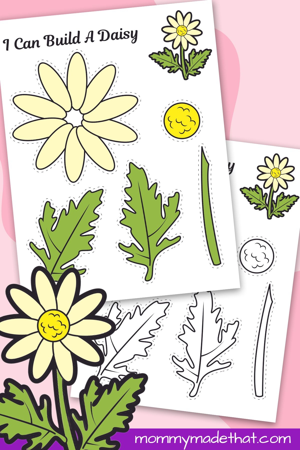 Printable Daisy Template