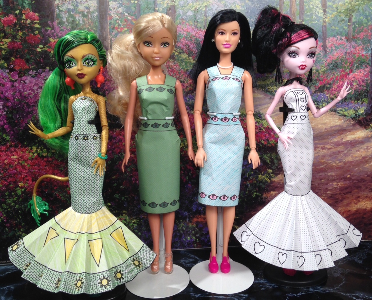 Template Printable Barbie Clothes Patterns