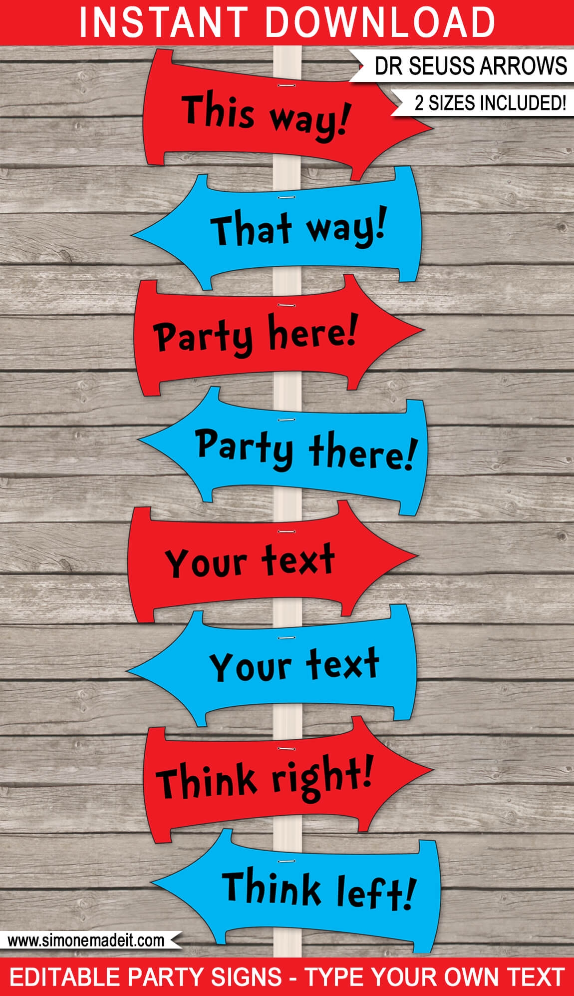 Printable Arrow Template