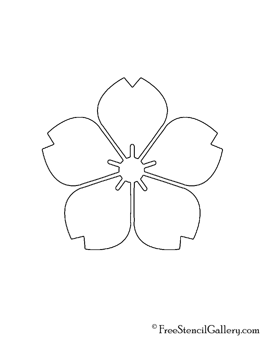 Flower Template Printable Free